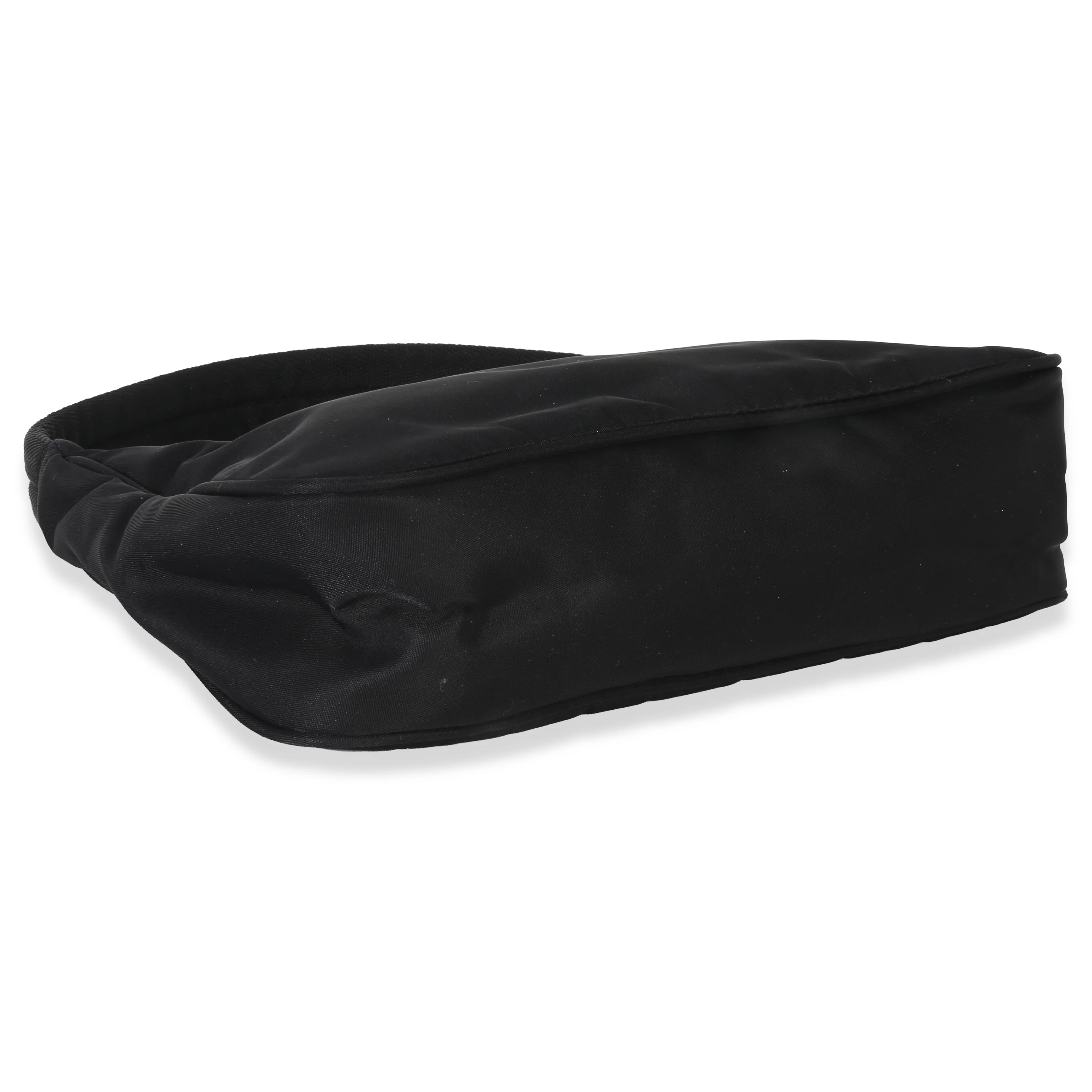 Black Nylon Tessuto Mini Hobo - Image 6