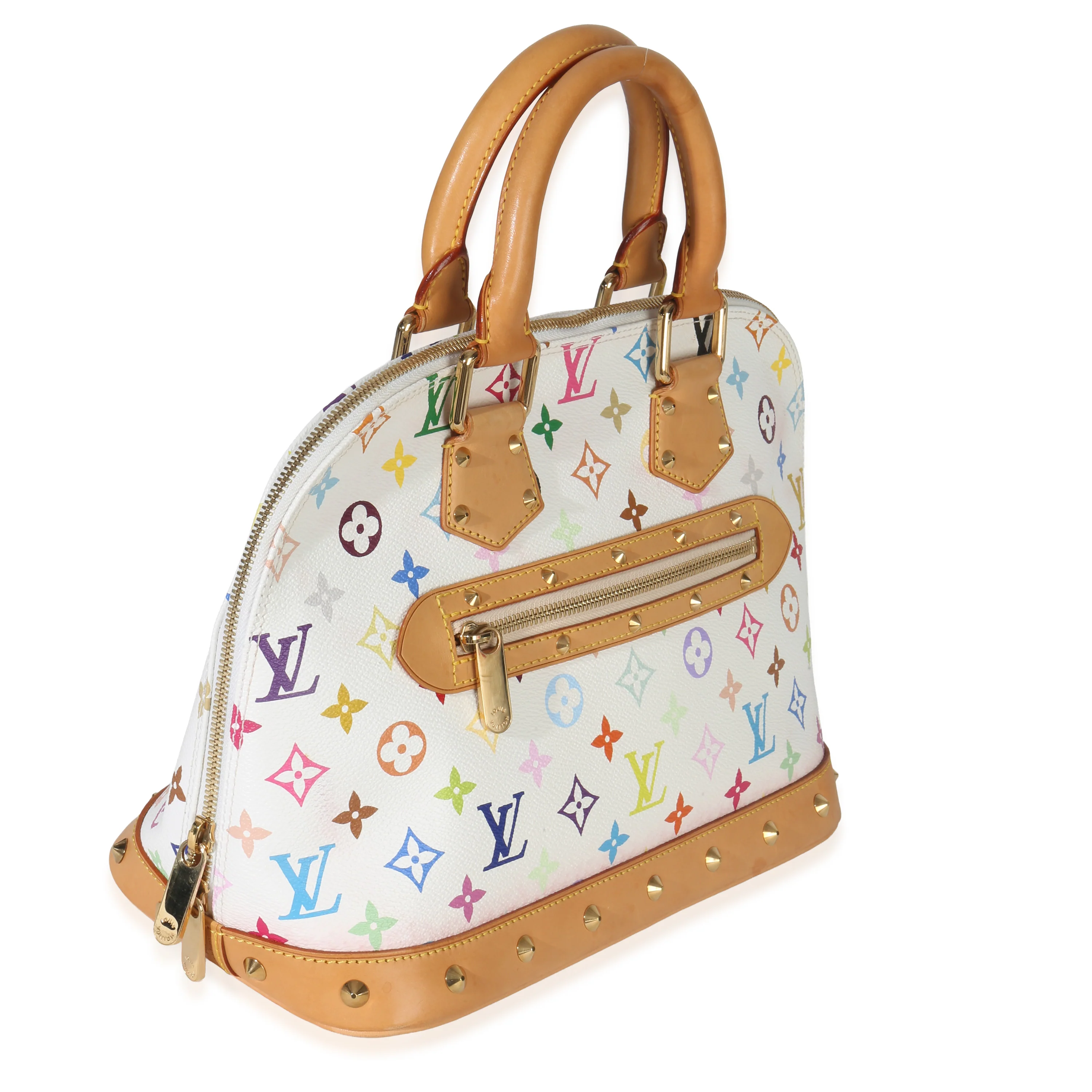 x Murakami White Multicolor Monogram Canvas Alma - Image 4