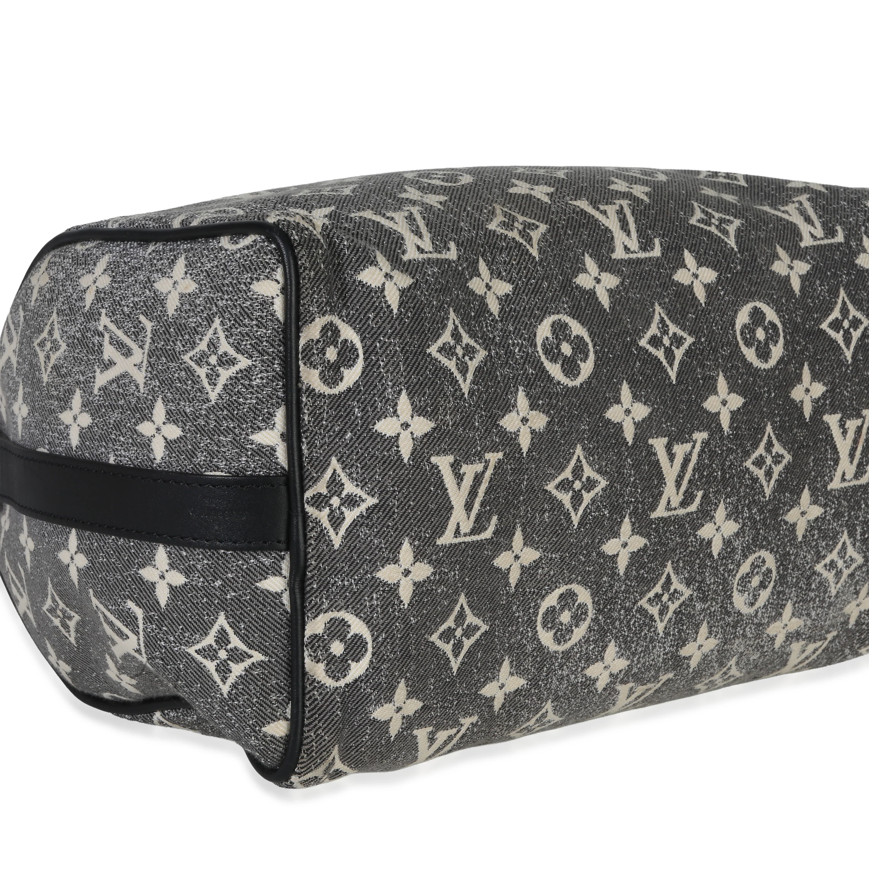Black Monogram Denim Jacquard Speedy Bandouliere 25 - Image 6