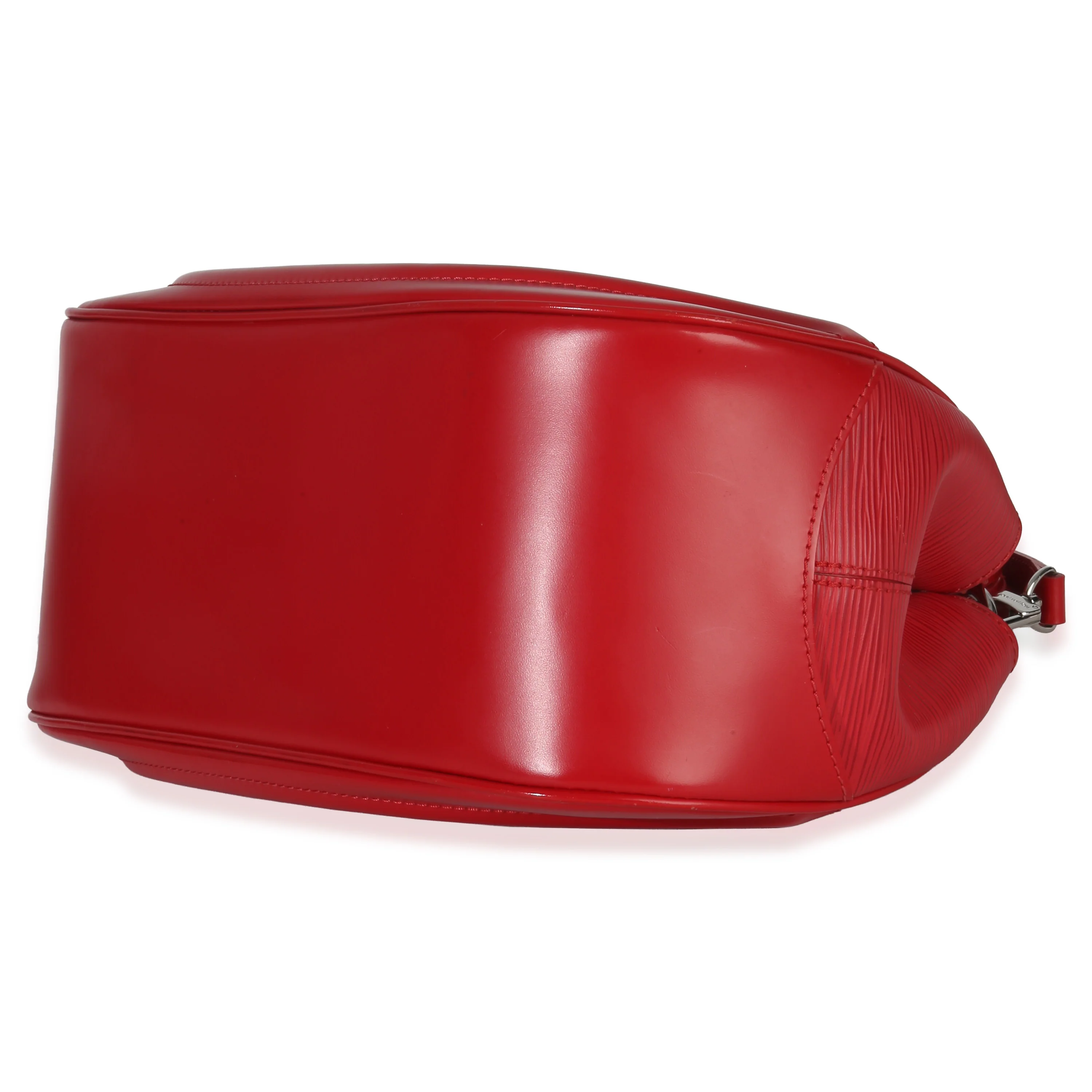 Red Epi Leather Montaigne Shoulder Bag - Image 7