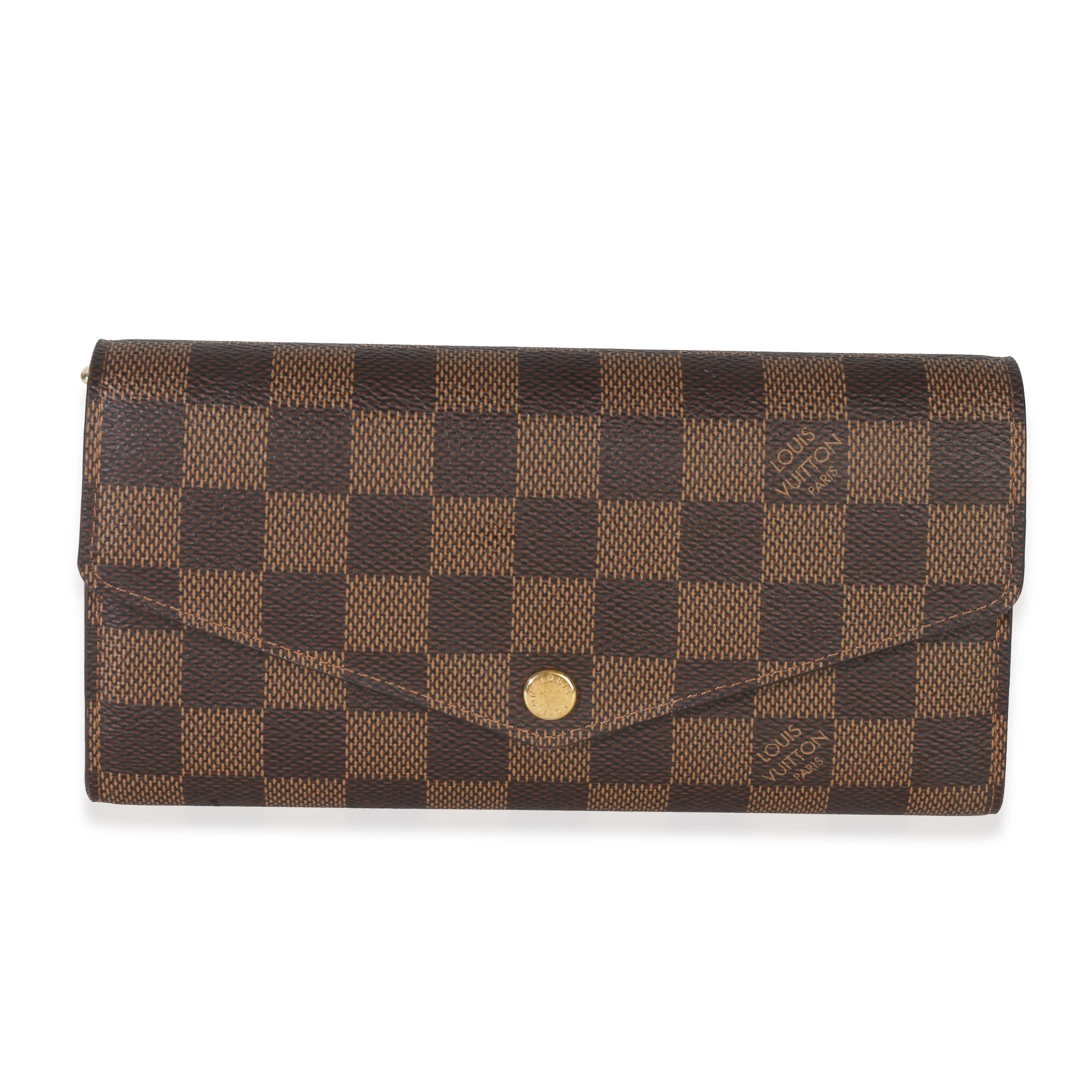 Damier Ebene Canvas Sarah Wallet