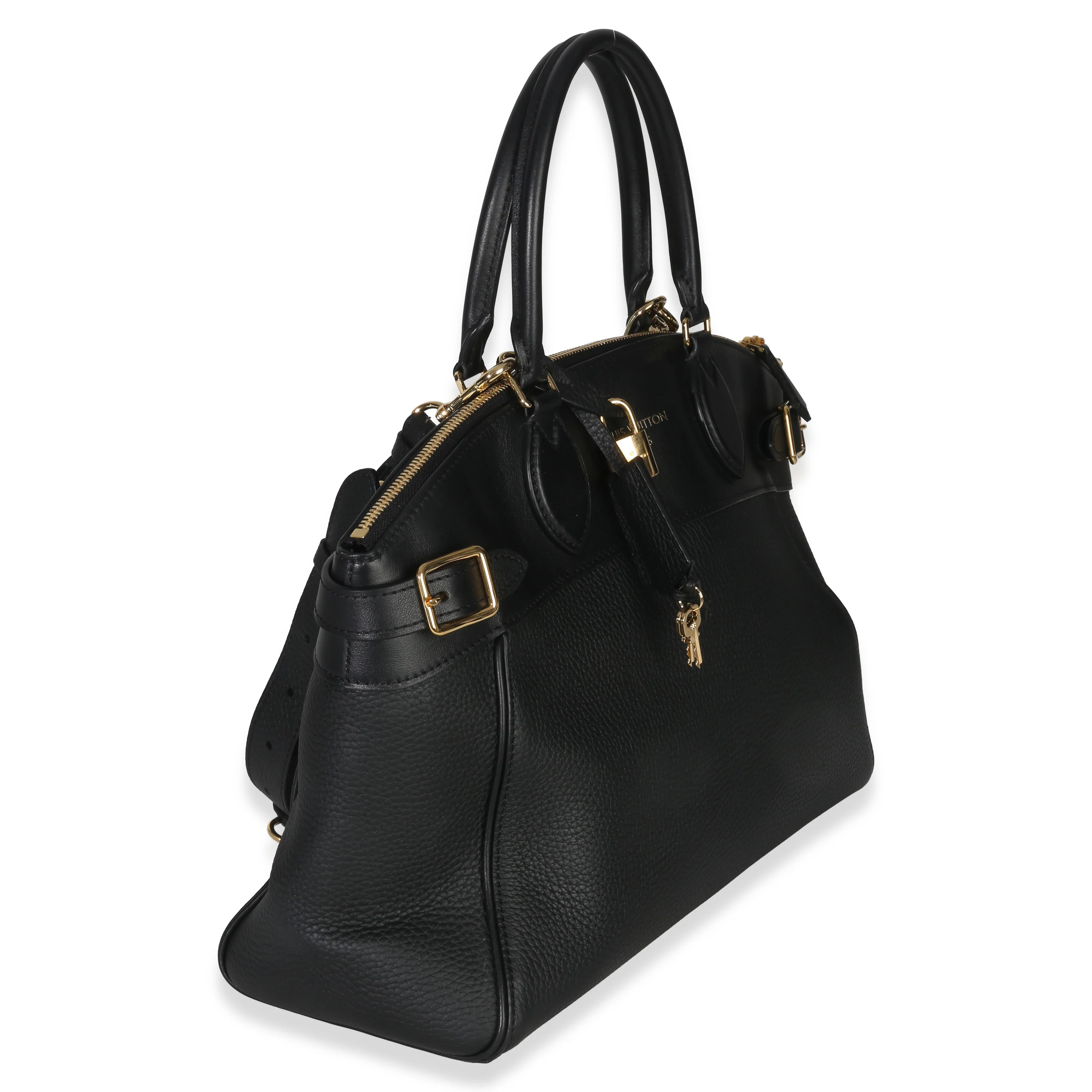 Black Grained Calfskin Monogram Vendome MM - Image 3