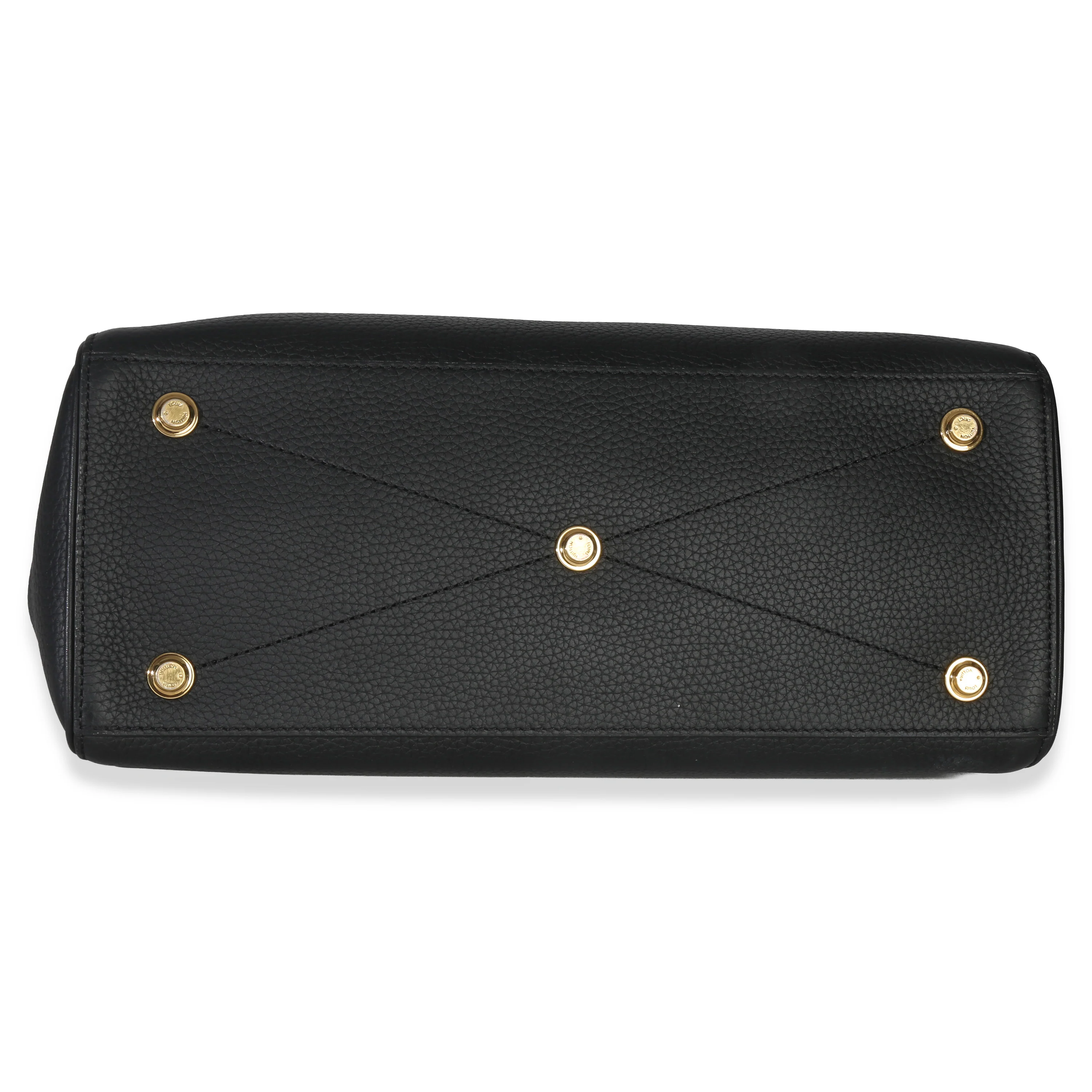 Black Grained Calfskin Monogram Vendome MM - Image 5