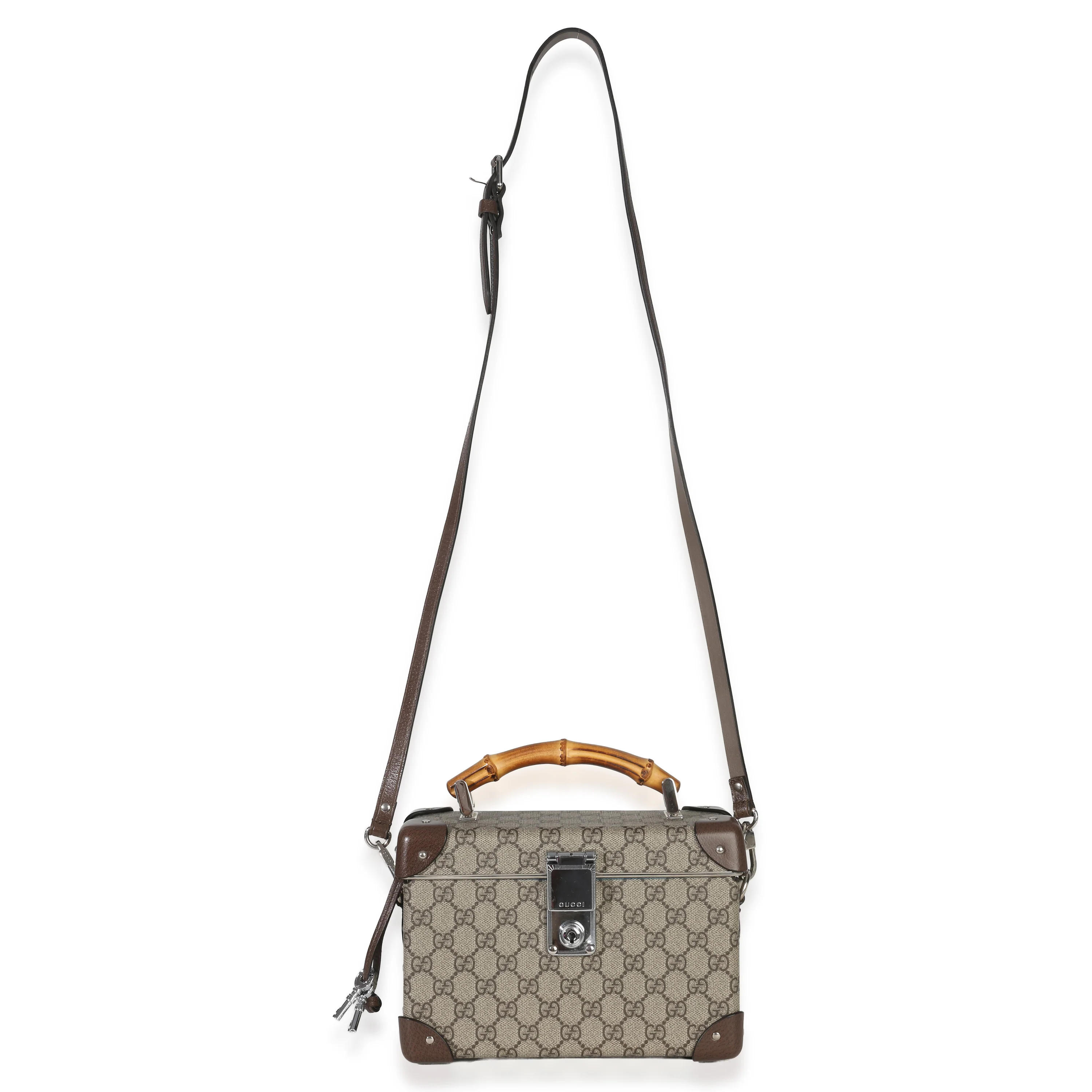 Beige GG Supreme Monogram Globe Trotter Beauty Case - Image 7