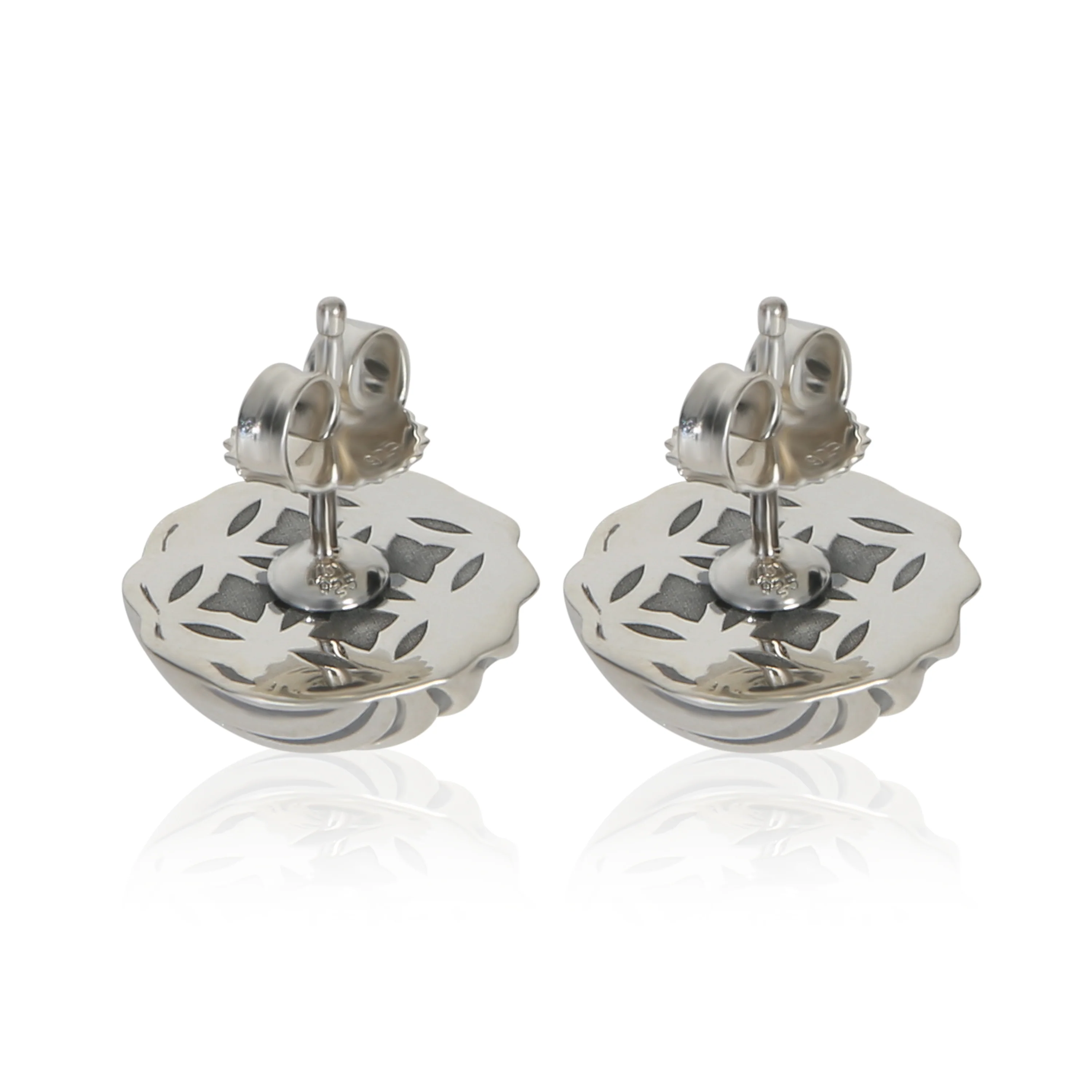 Sterling Silver Sculpted Cable Earrings - Image 4
