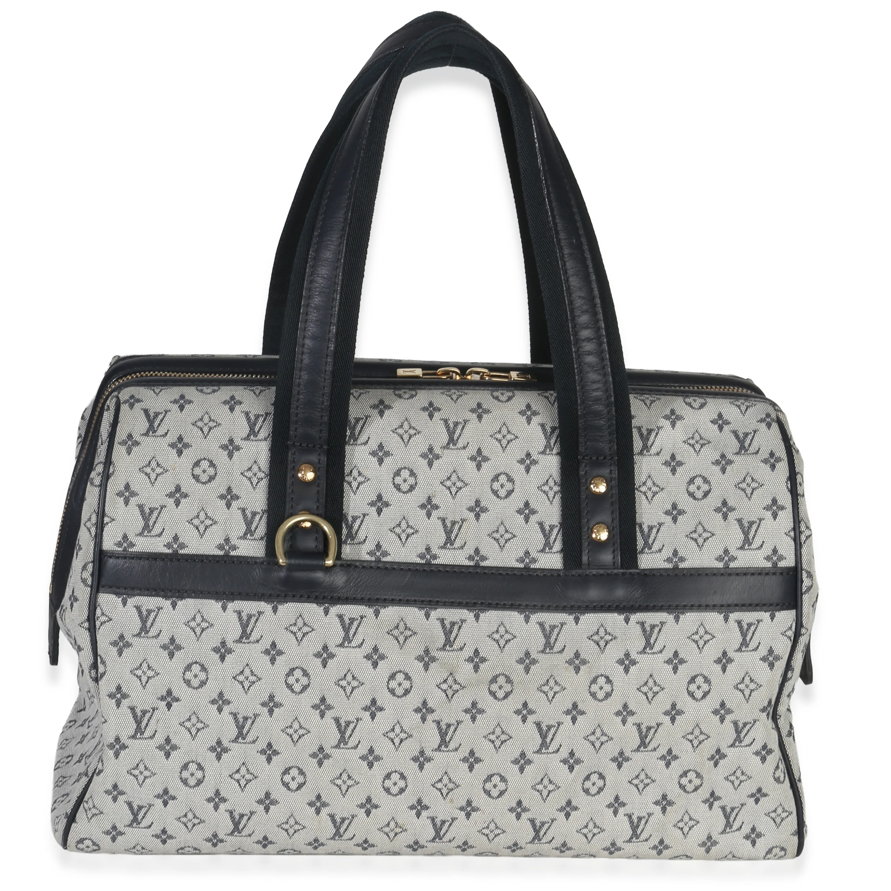 Navy Mini Lin Josephine GM Shoulder Bag