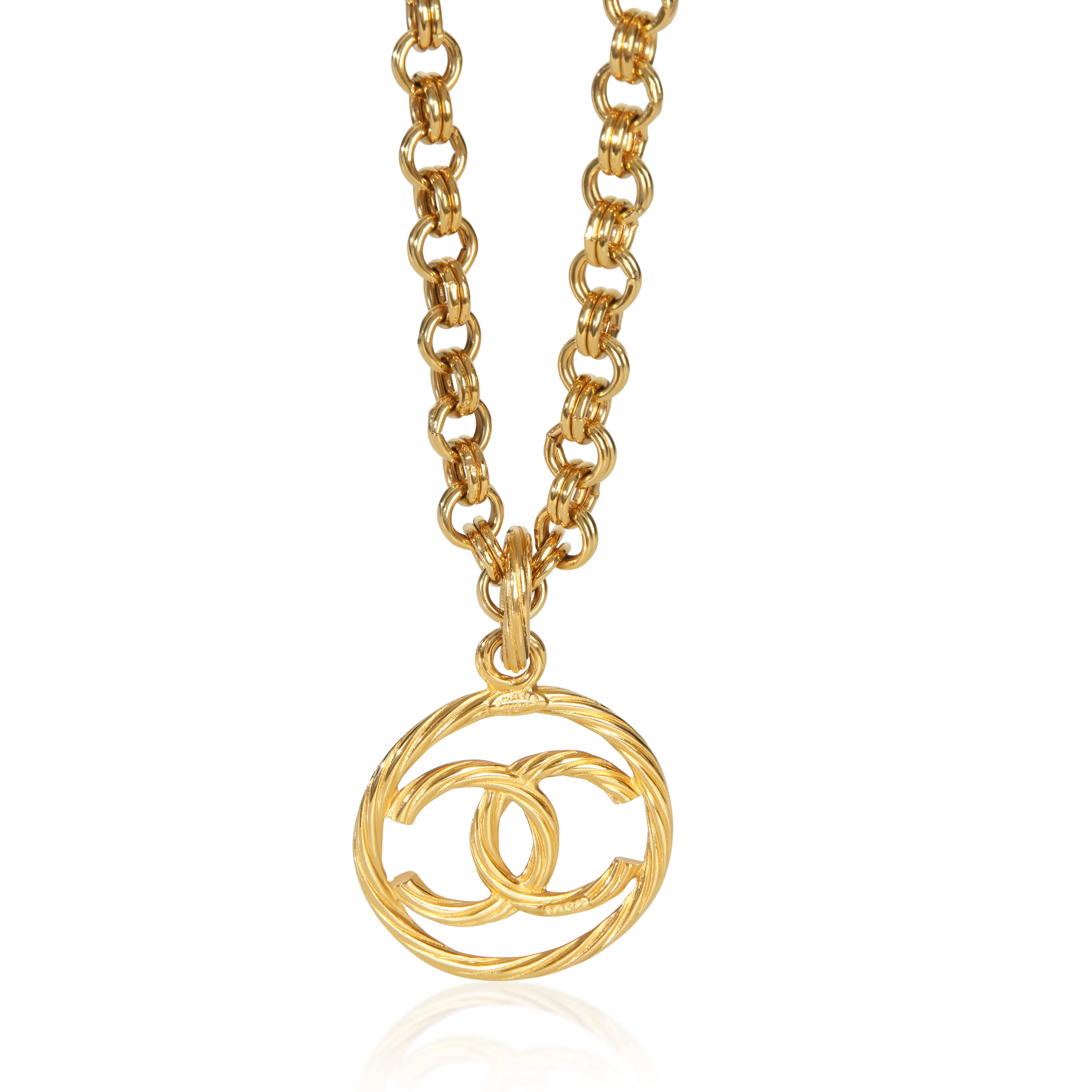 Gold-Plated  Vintage 1993 CC Necklace