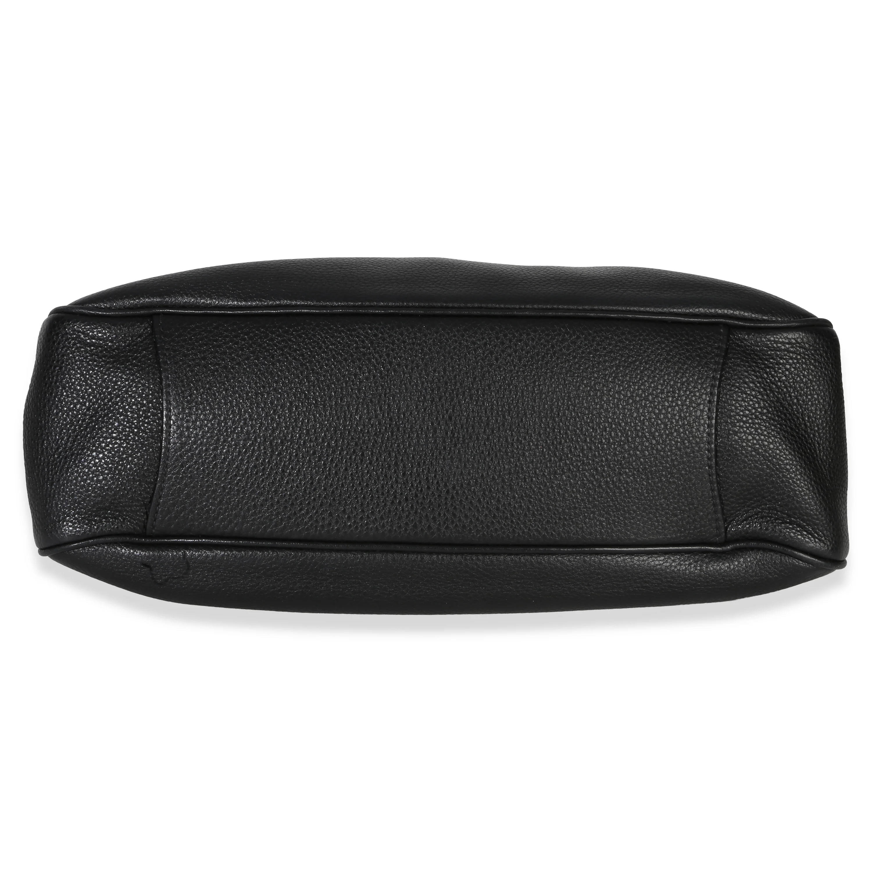 Black Vitello Phenix Logo Shoulder Bag - Image 5