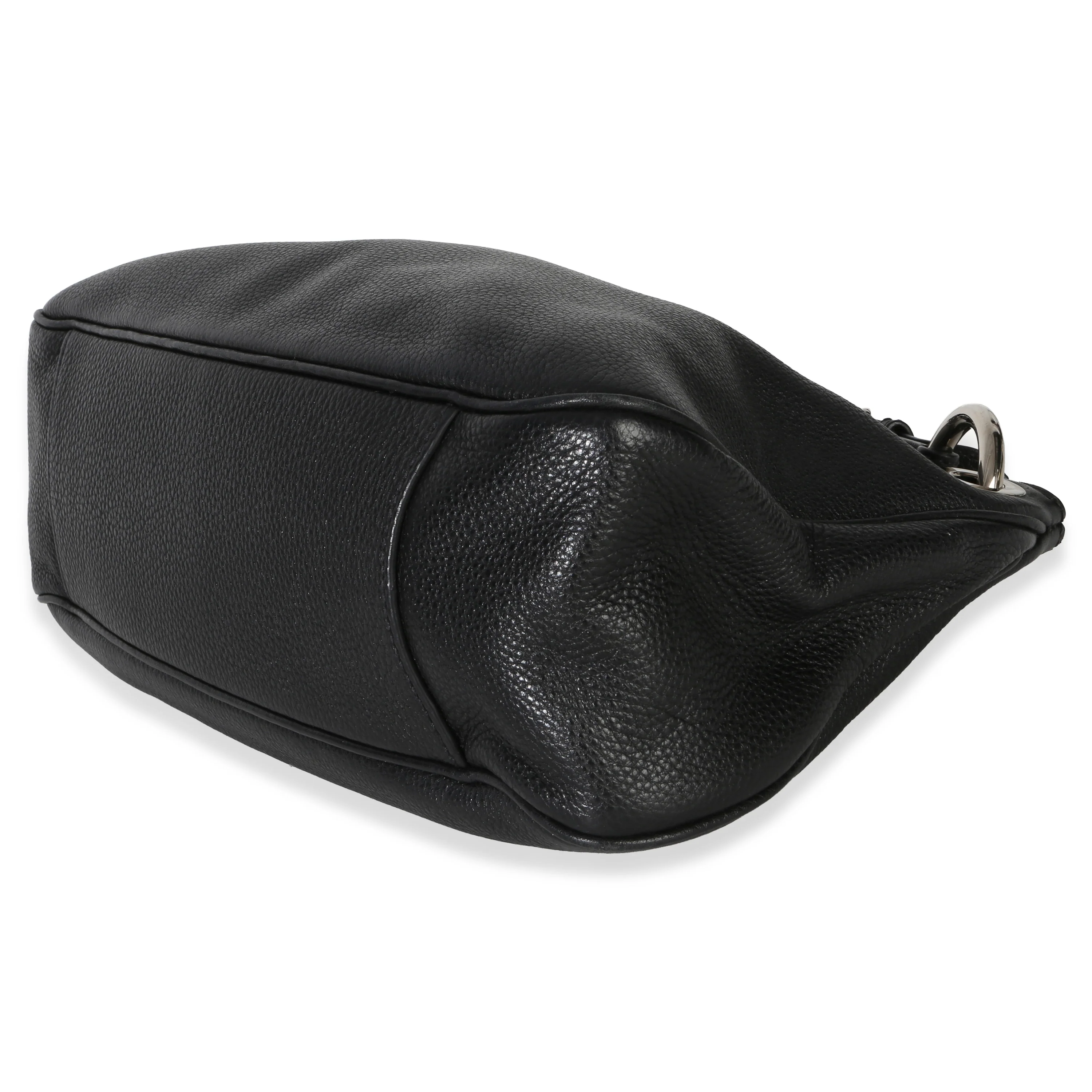 Black Vitello Phenix Logo Shoulder Bag - Image 7