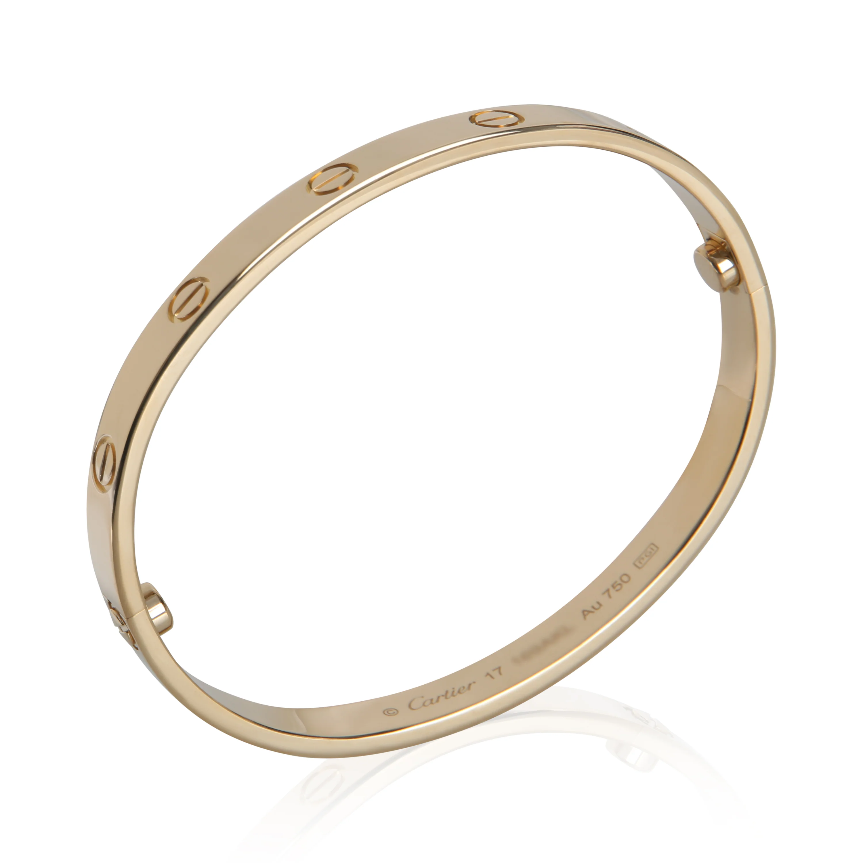Yellow Gold Love Bracelet - Image 6