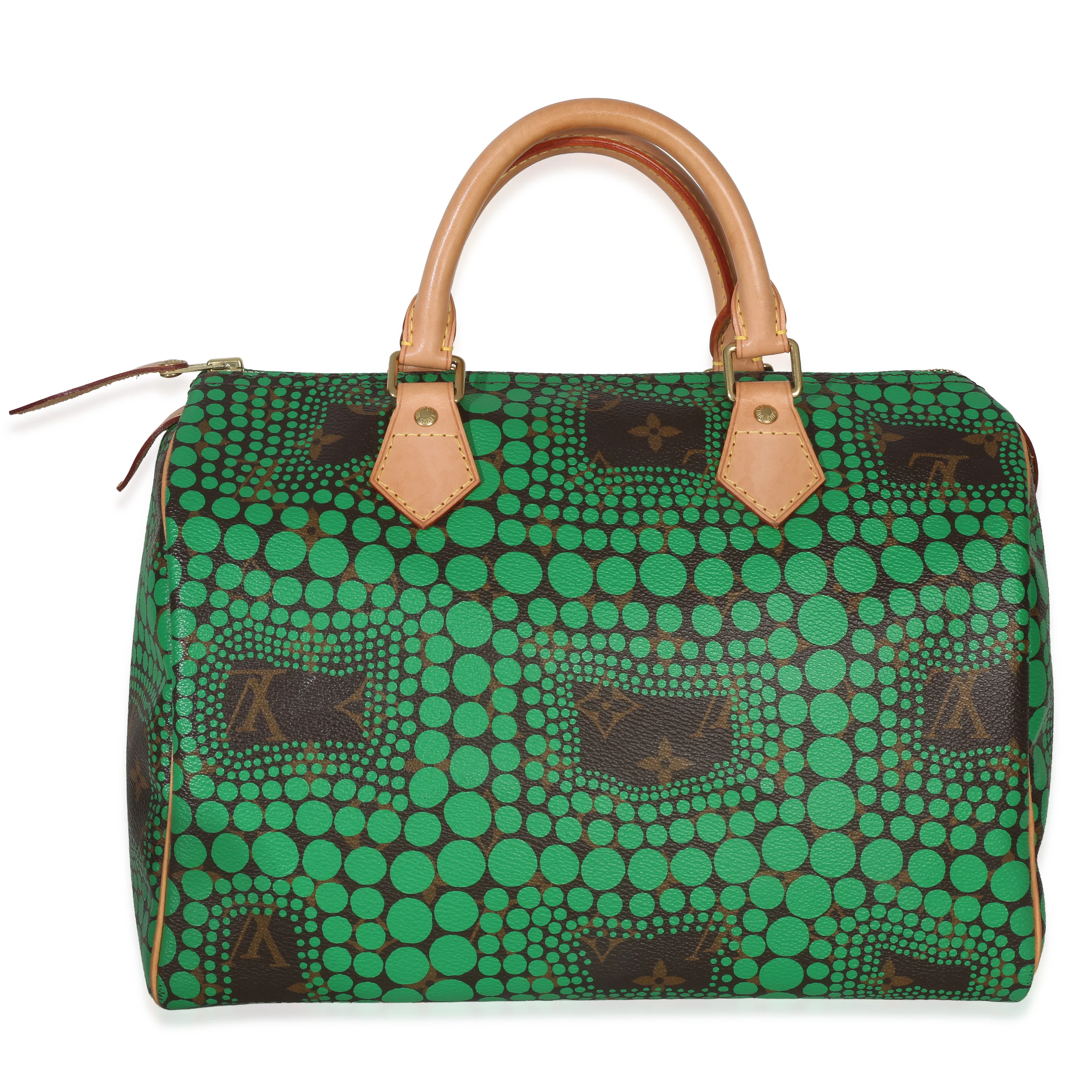 Green Monogram Kusama Town Speedy 30