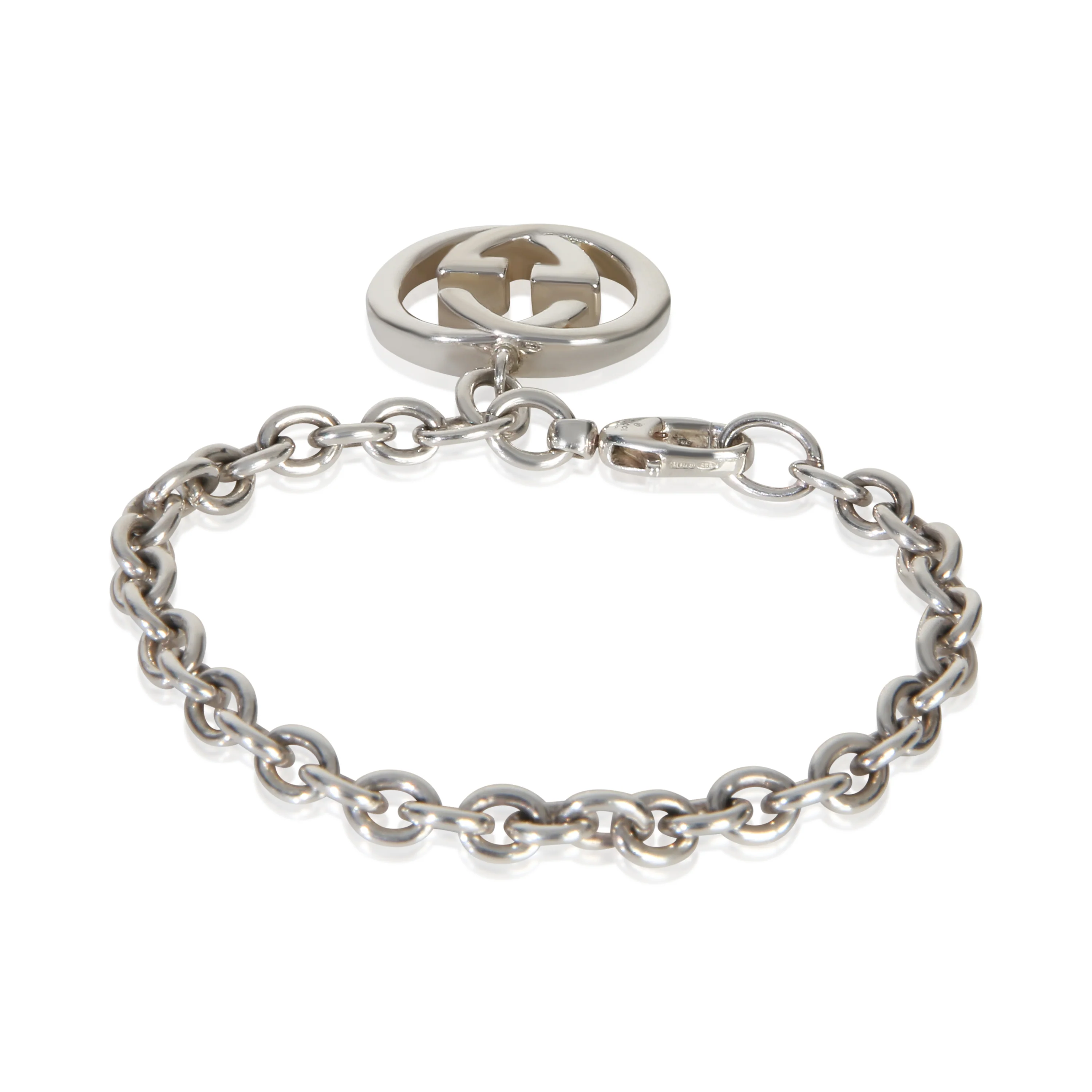 Sterling Silver GG Marmont Charm Bracelet - Image 2