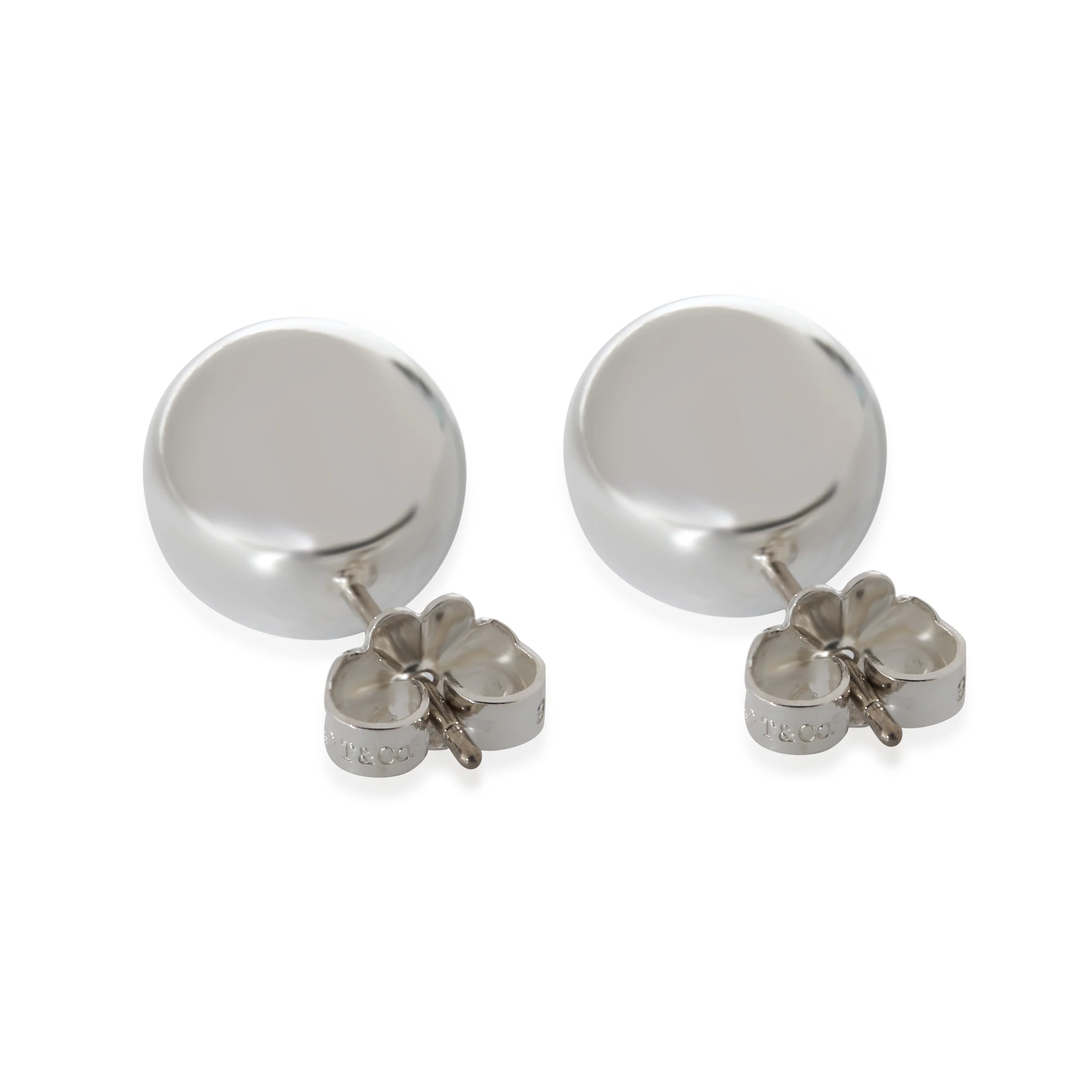 Sterling Silver HardWear Ball Earrings - Image 3