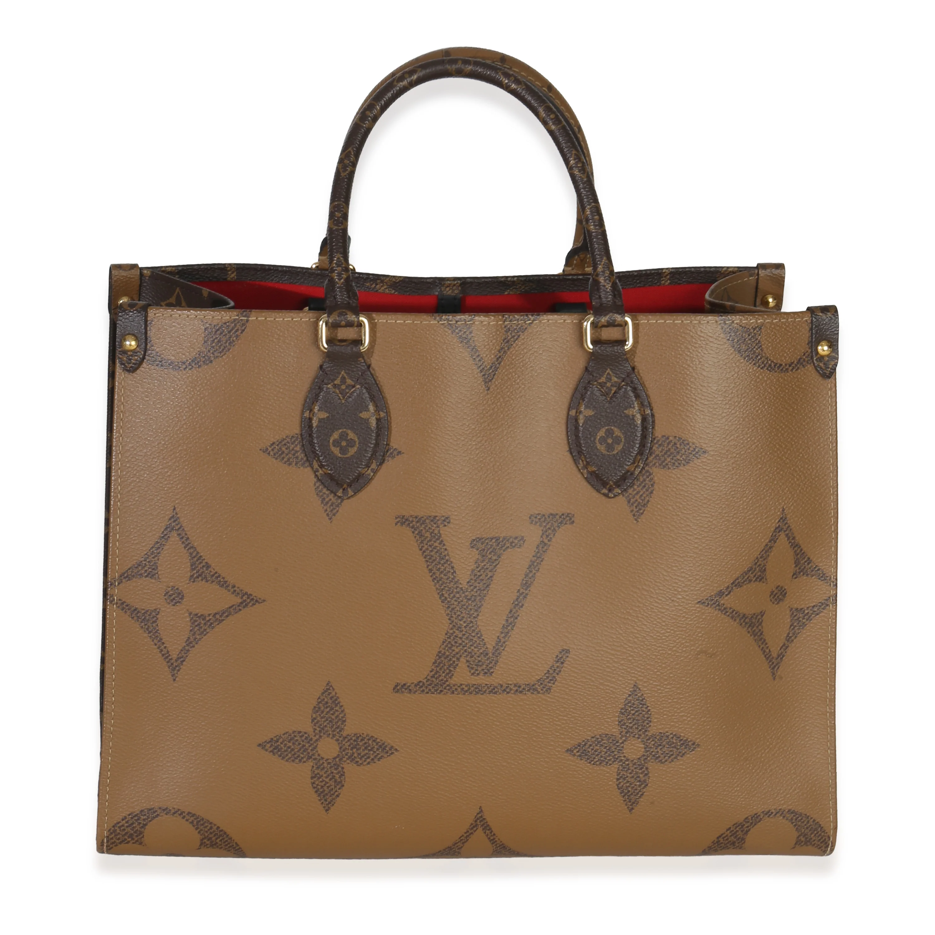 Reverse Monogram Giant Canvas Onthego MM
