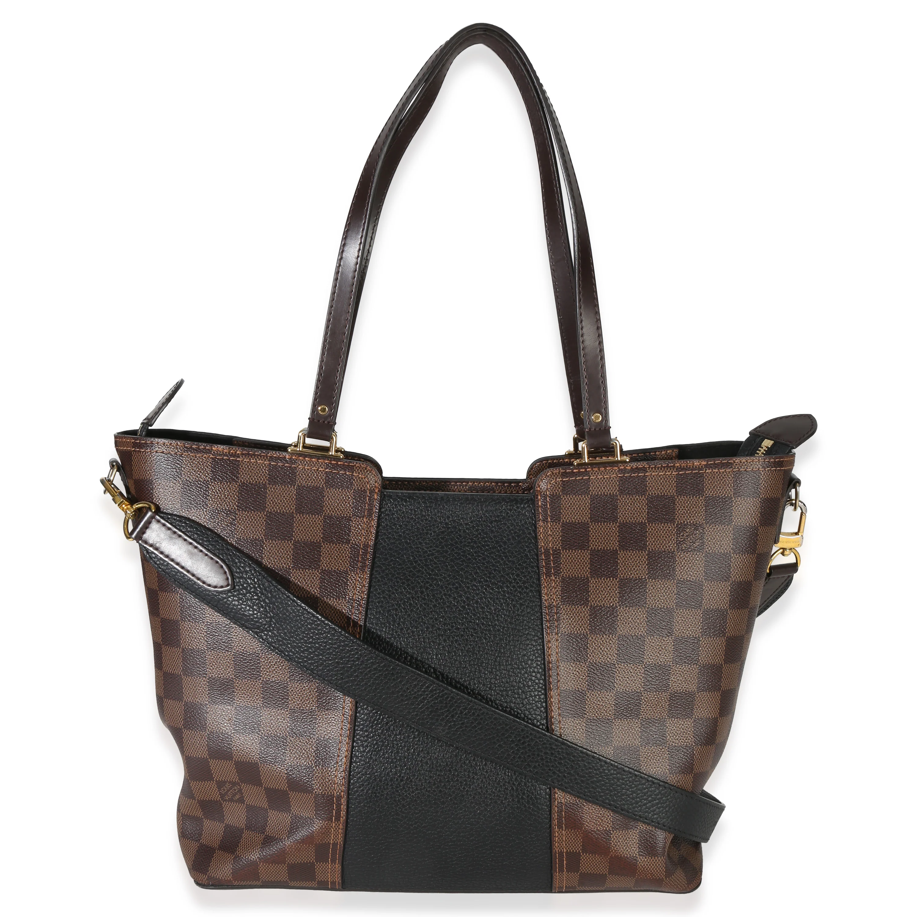 Canvas Damier Ebene Taurillon Jersey Tote - Image 4