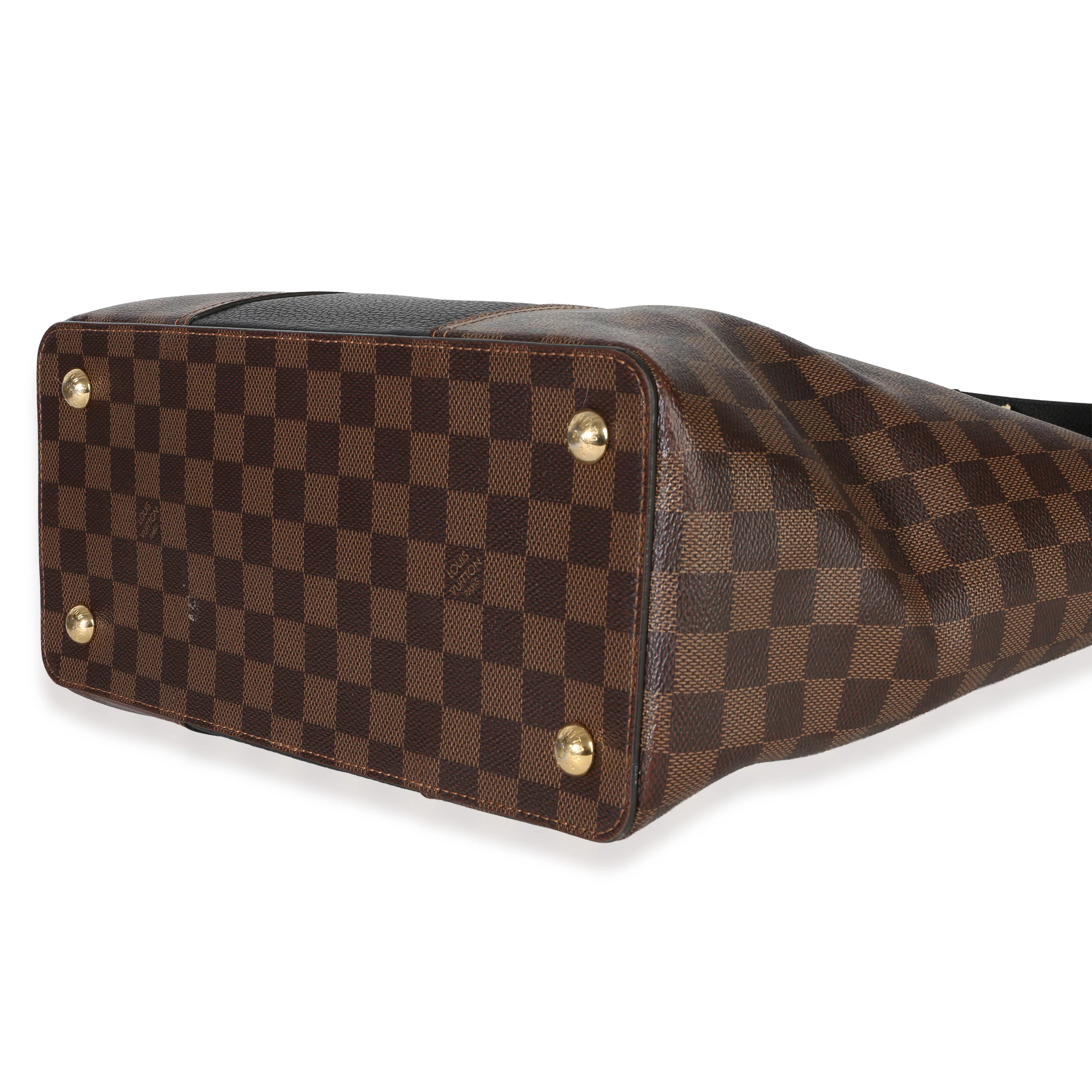 Canvas Damier Ebene Taurillon Jersey Tote - Image 7