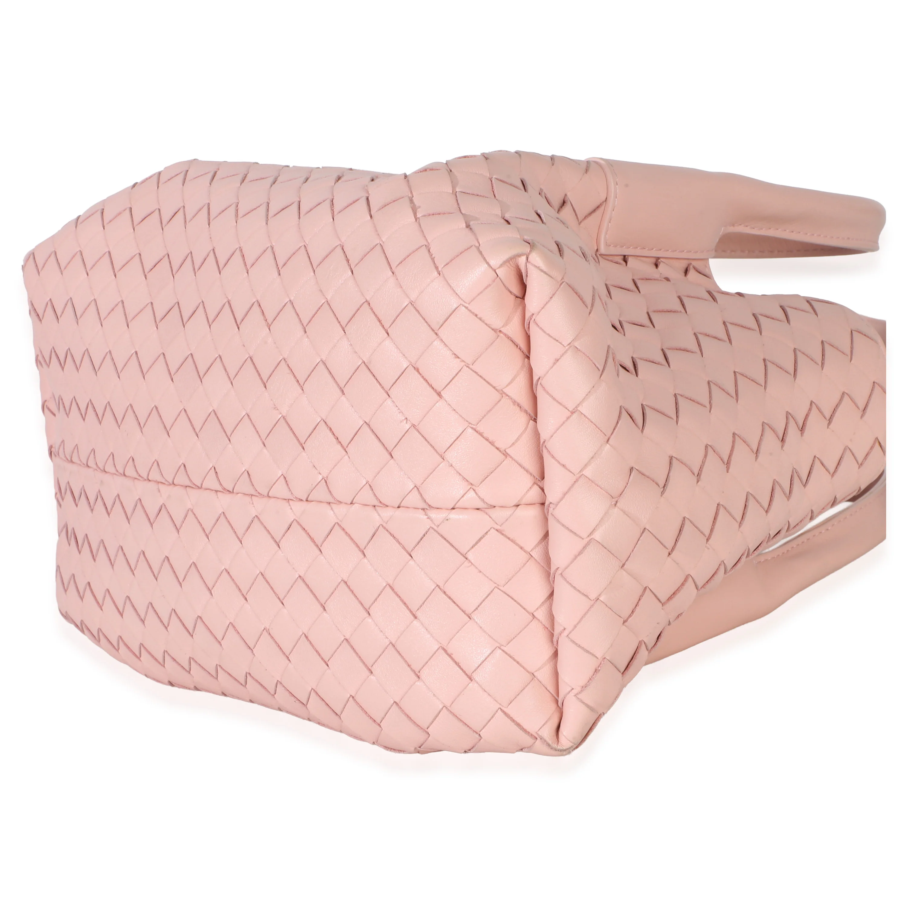 Rose Nappa Intrecciato Small Pinacoteca Tote - Image 7