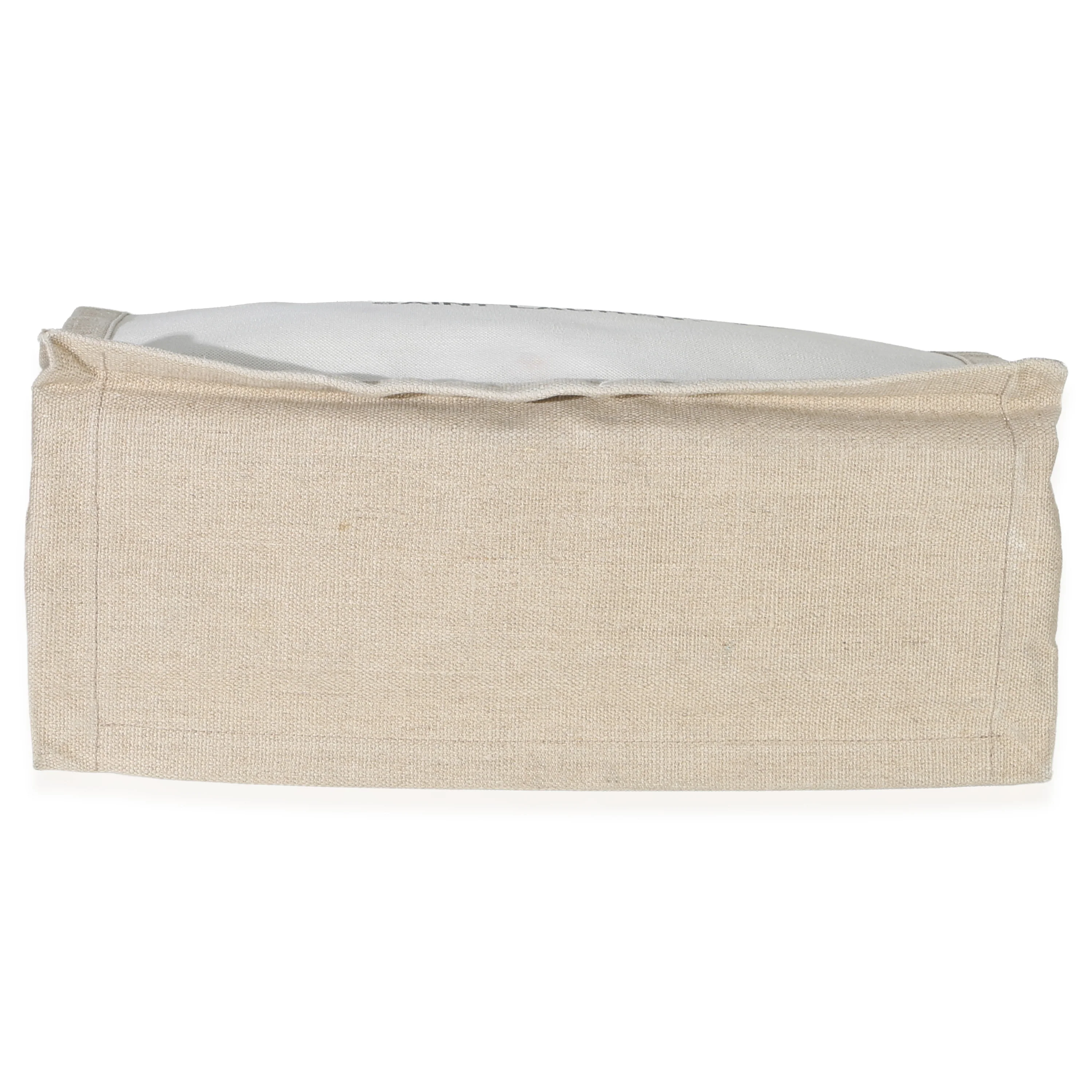Beige Linen Rive Gauche Tote - Image 5