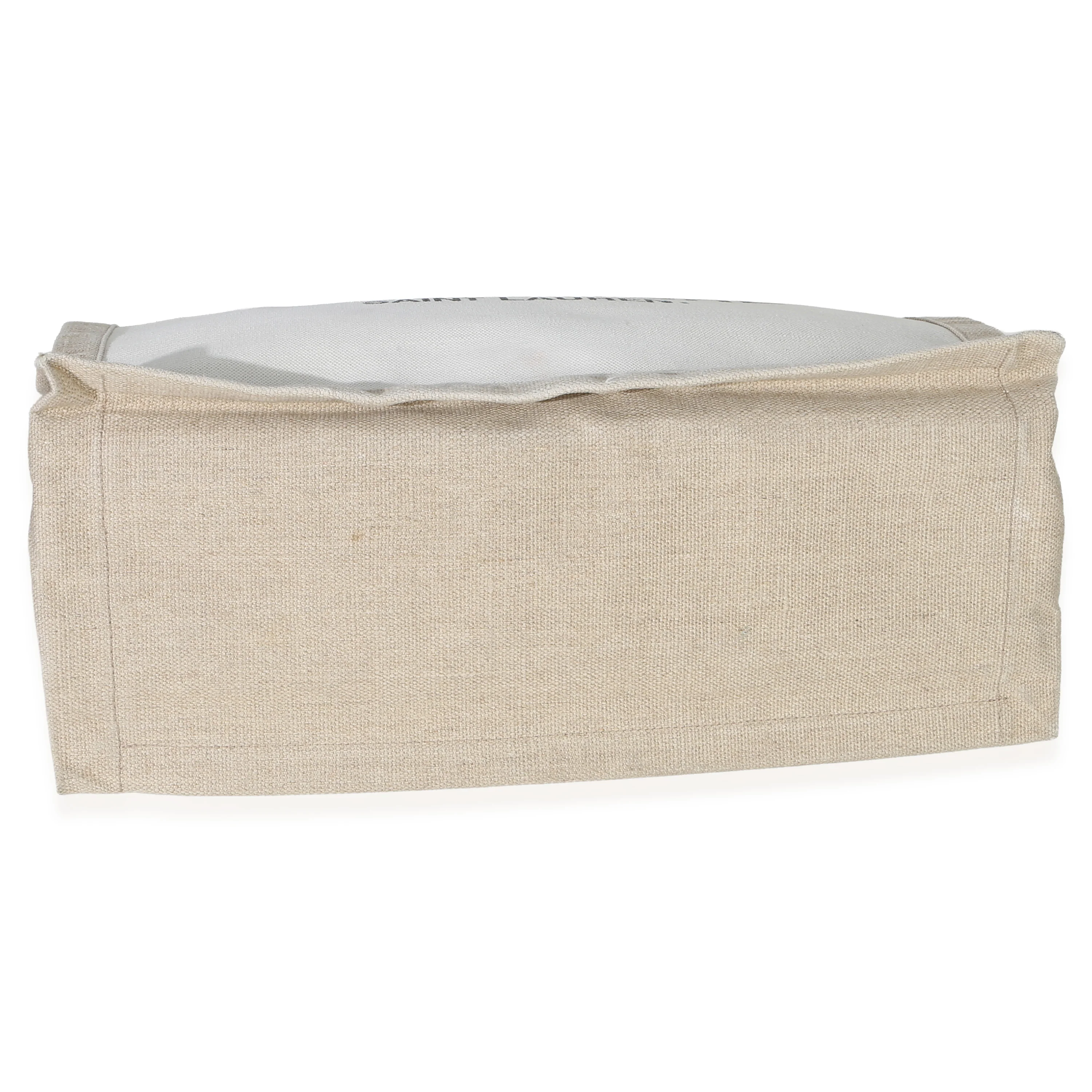Beige Linen Rive Gauche Tote - Image 7