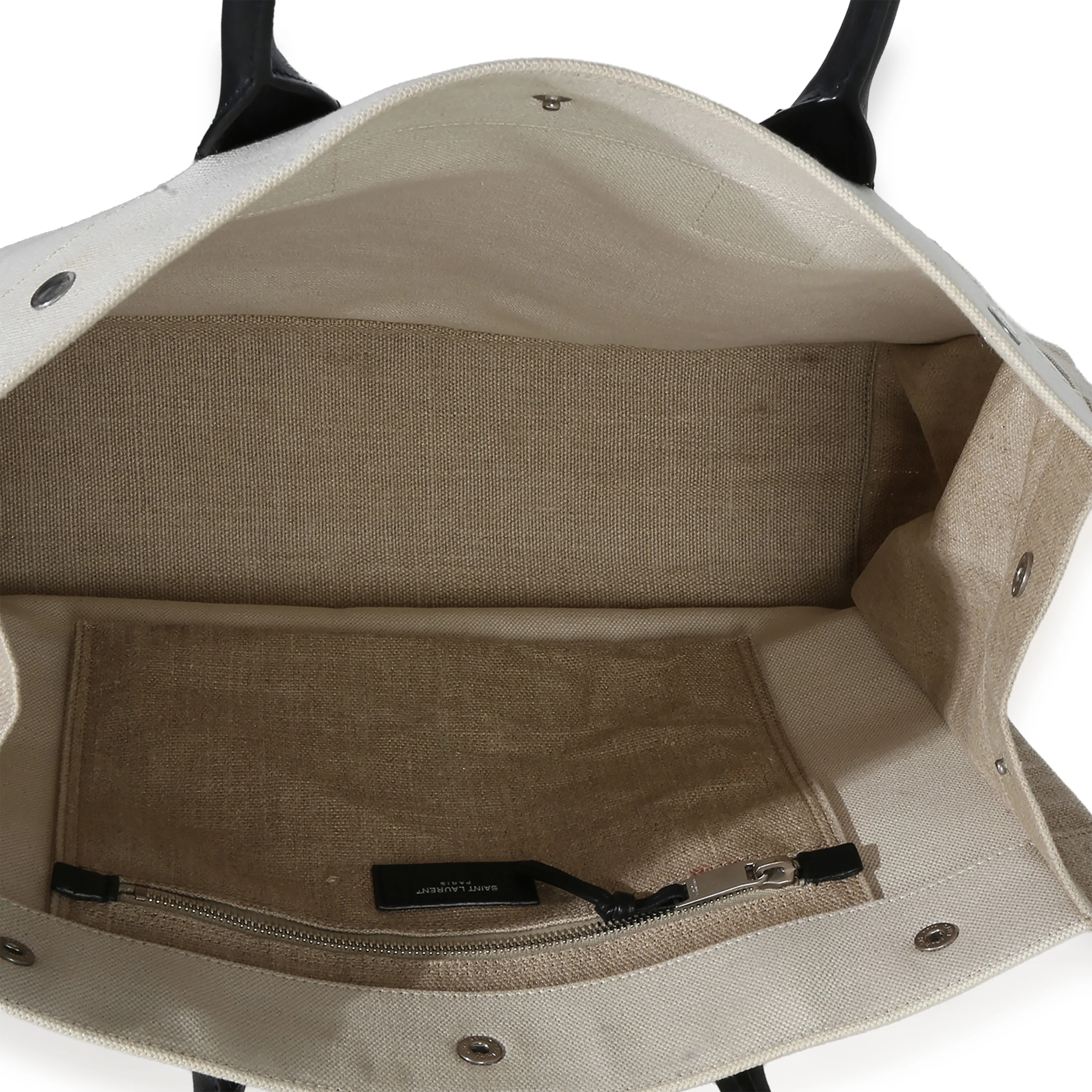 Beige Linen Rive Gauche Tote - Image 9