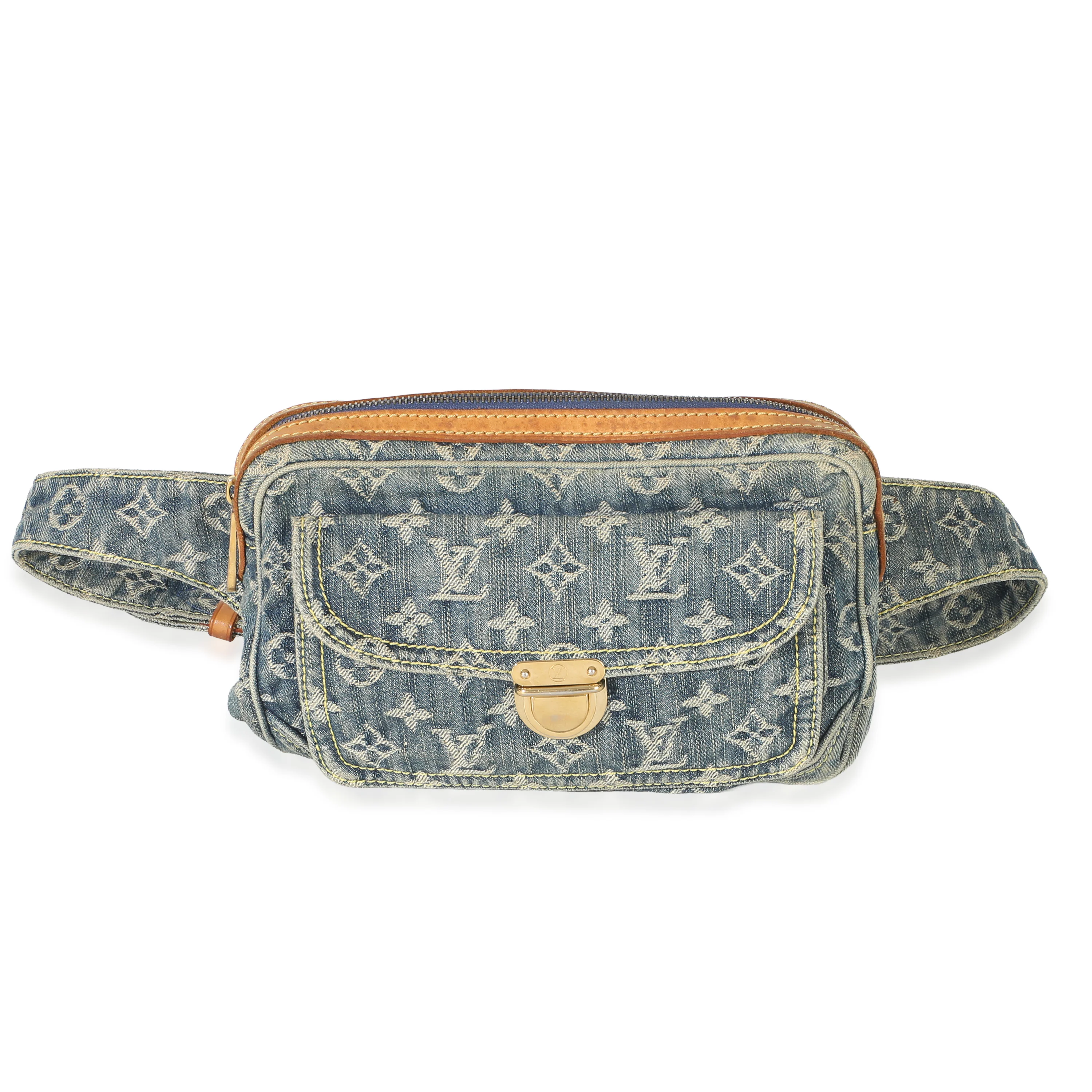 Blue Monogram Denim Bum Bag