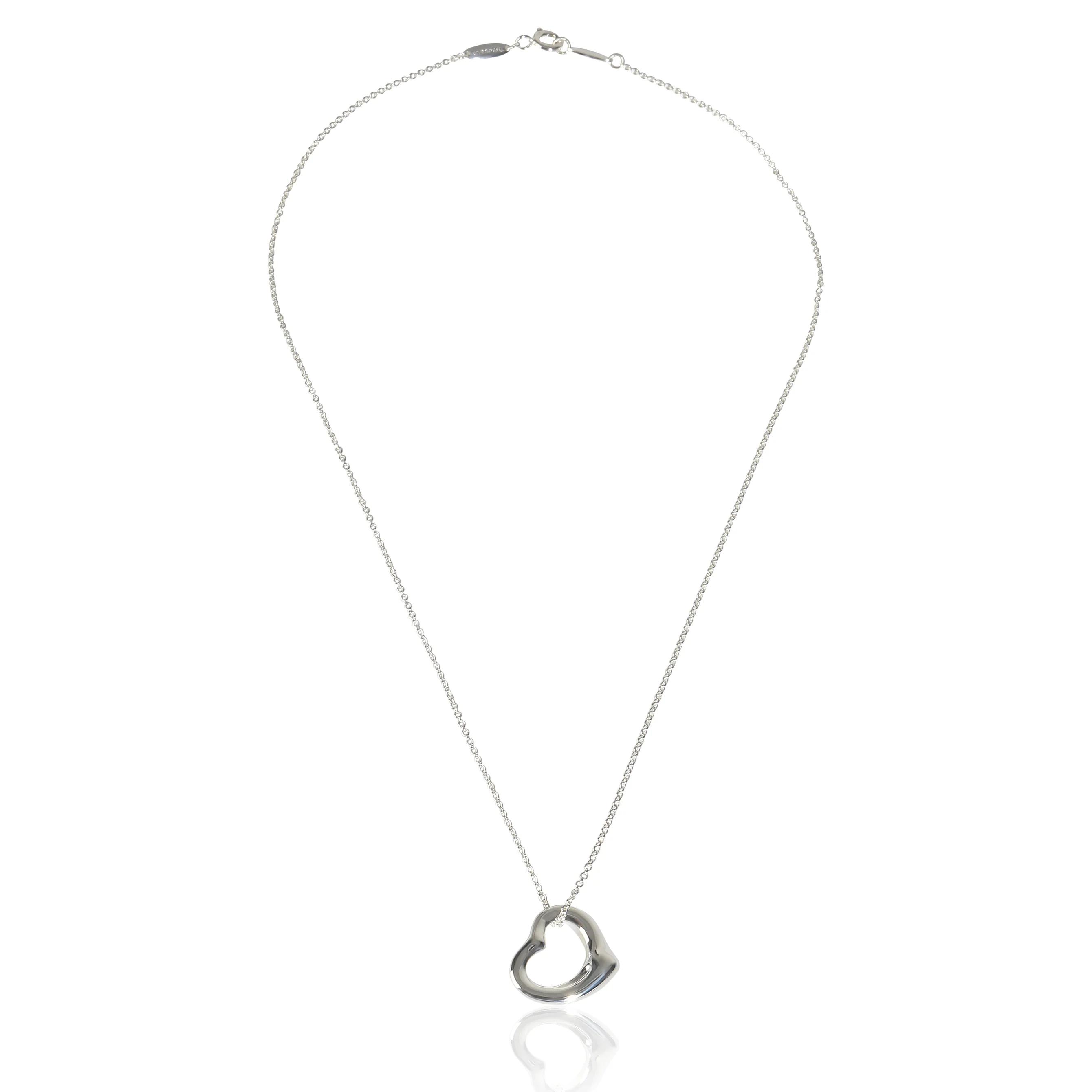 Sterling Silver Open Heart Pendant - Image 3