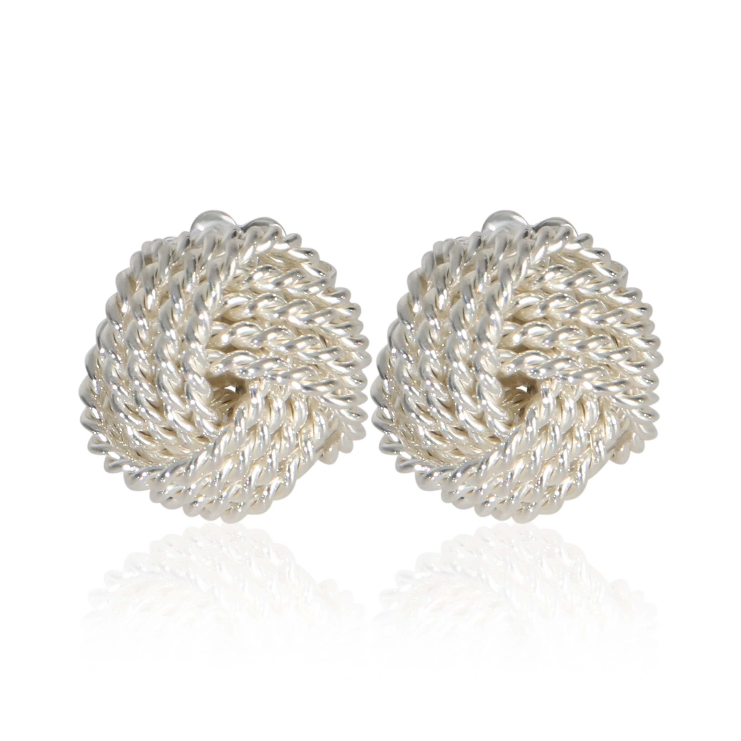 Sterling Silver  Knot Earrings