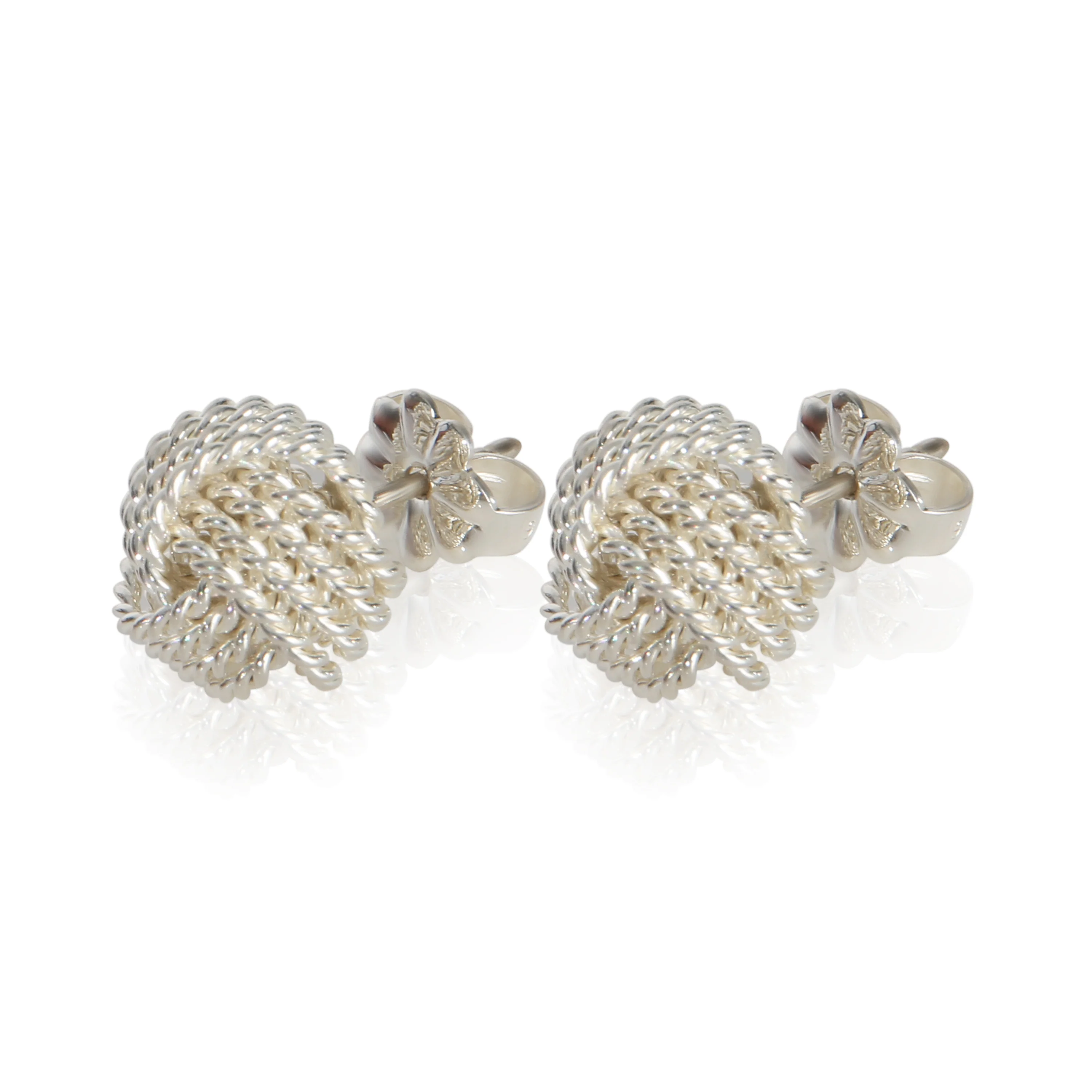 Sterling Silver  Knot Earrings - Image 2