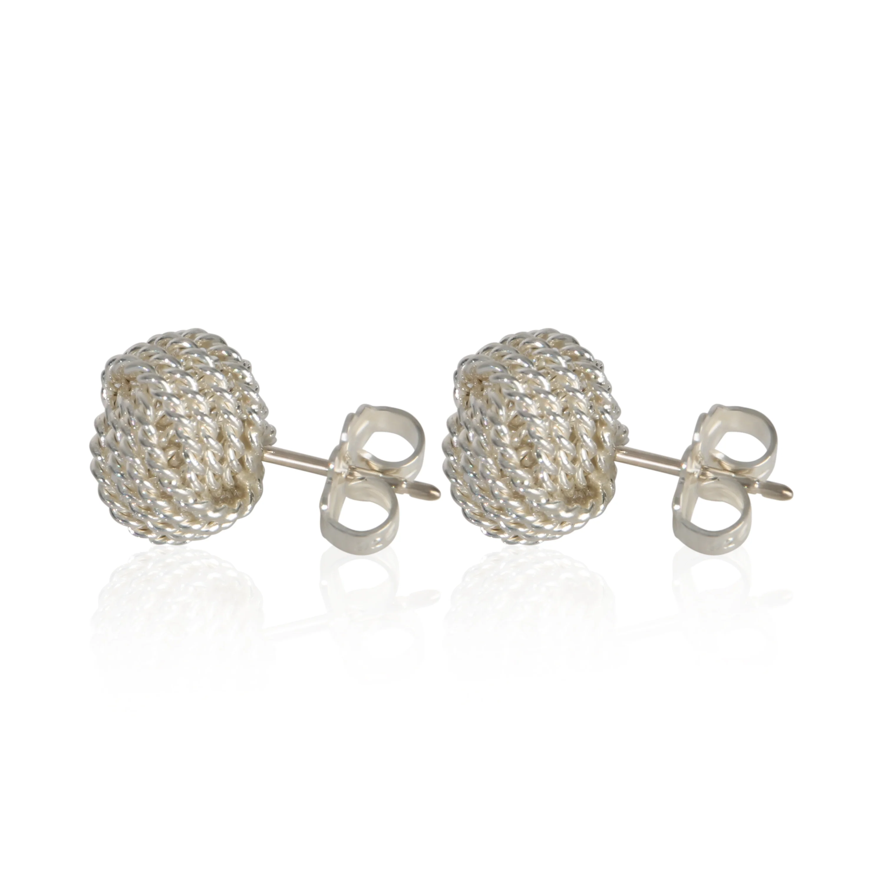 Sterling Silver  Knot Earrings - Image 3
