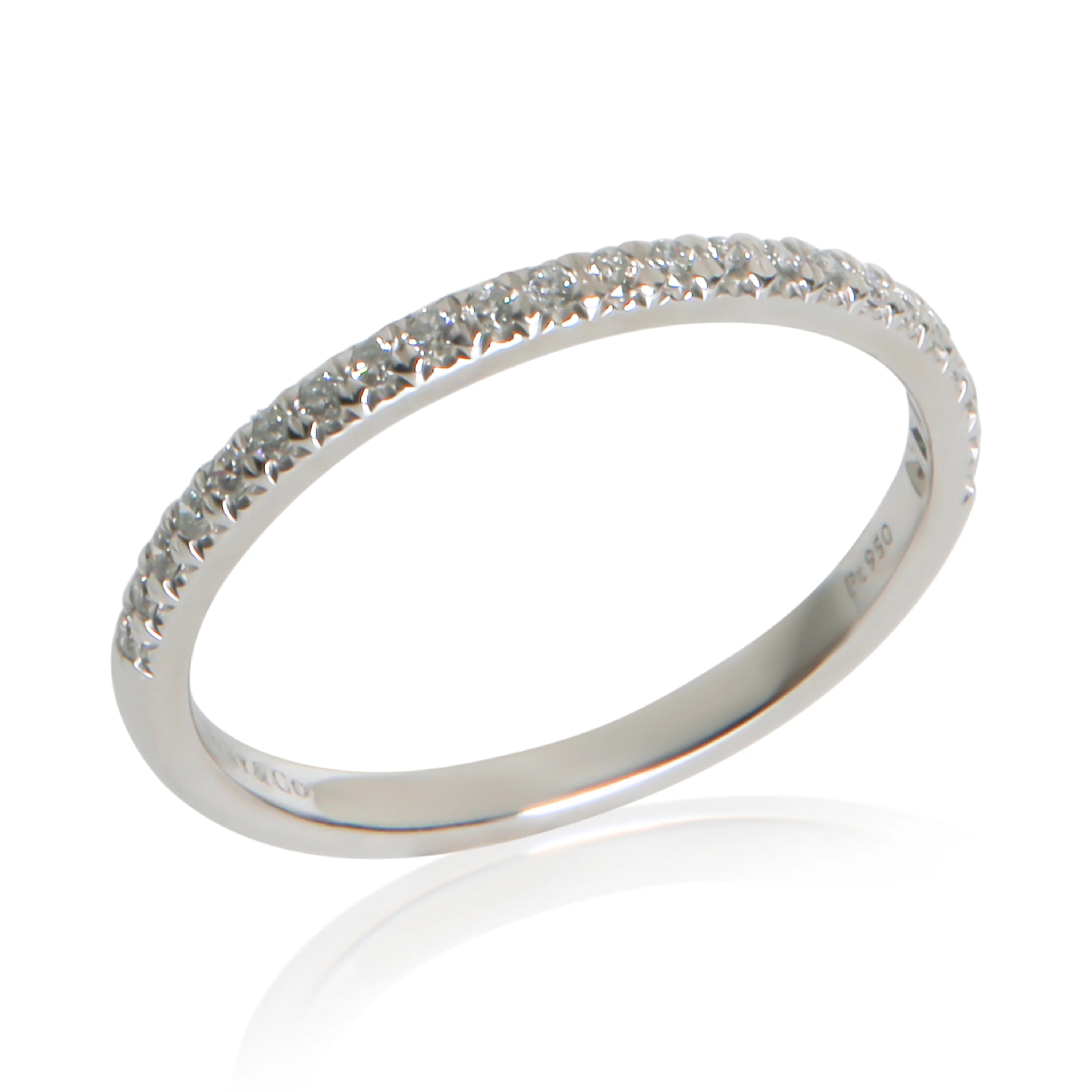 Platinum Diamond Soleste Half Eternity Band - Image 4
