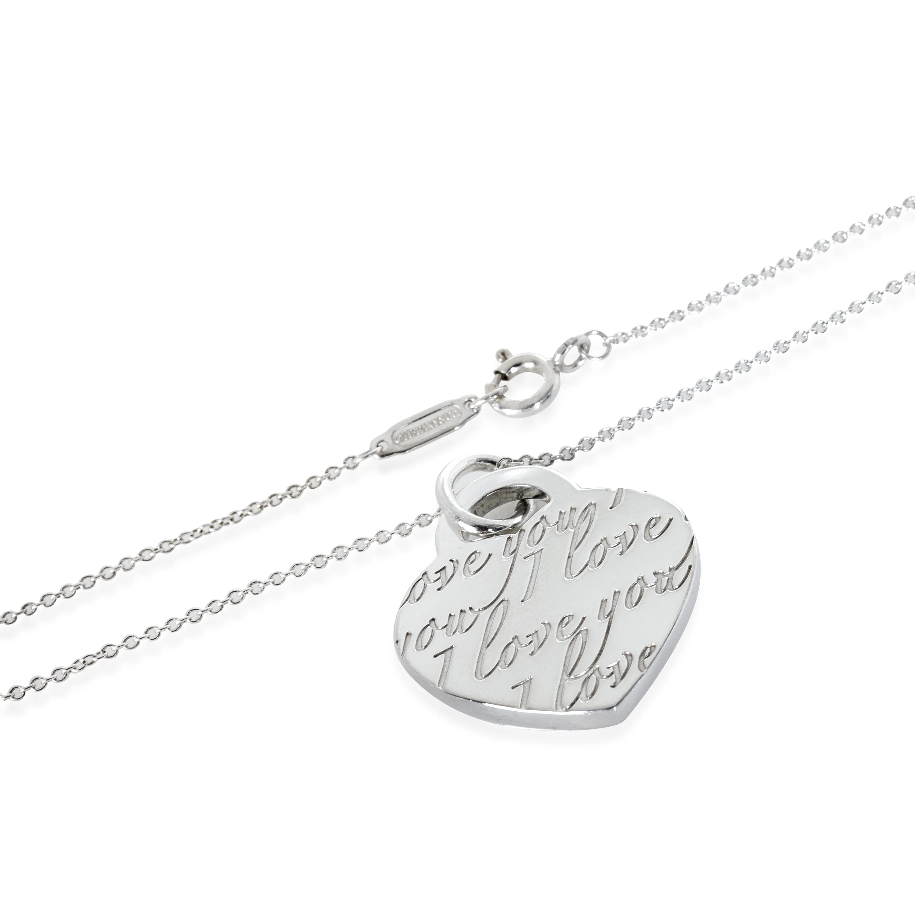 Sterling Silver  Notes Heart Pendant - Image 2