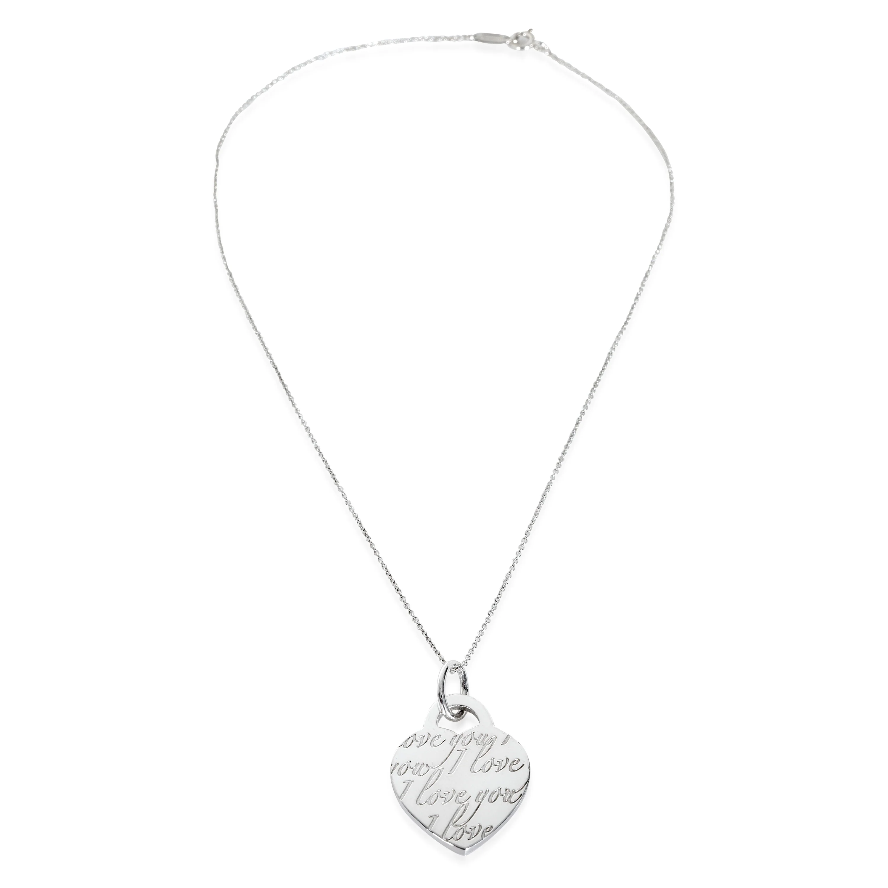 Sterling Silver  Notes Heart Pendant - Image 3