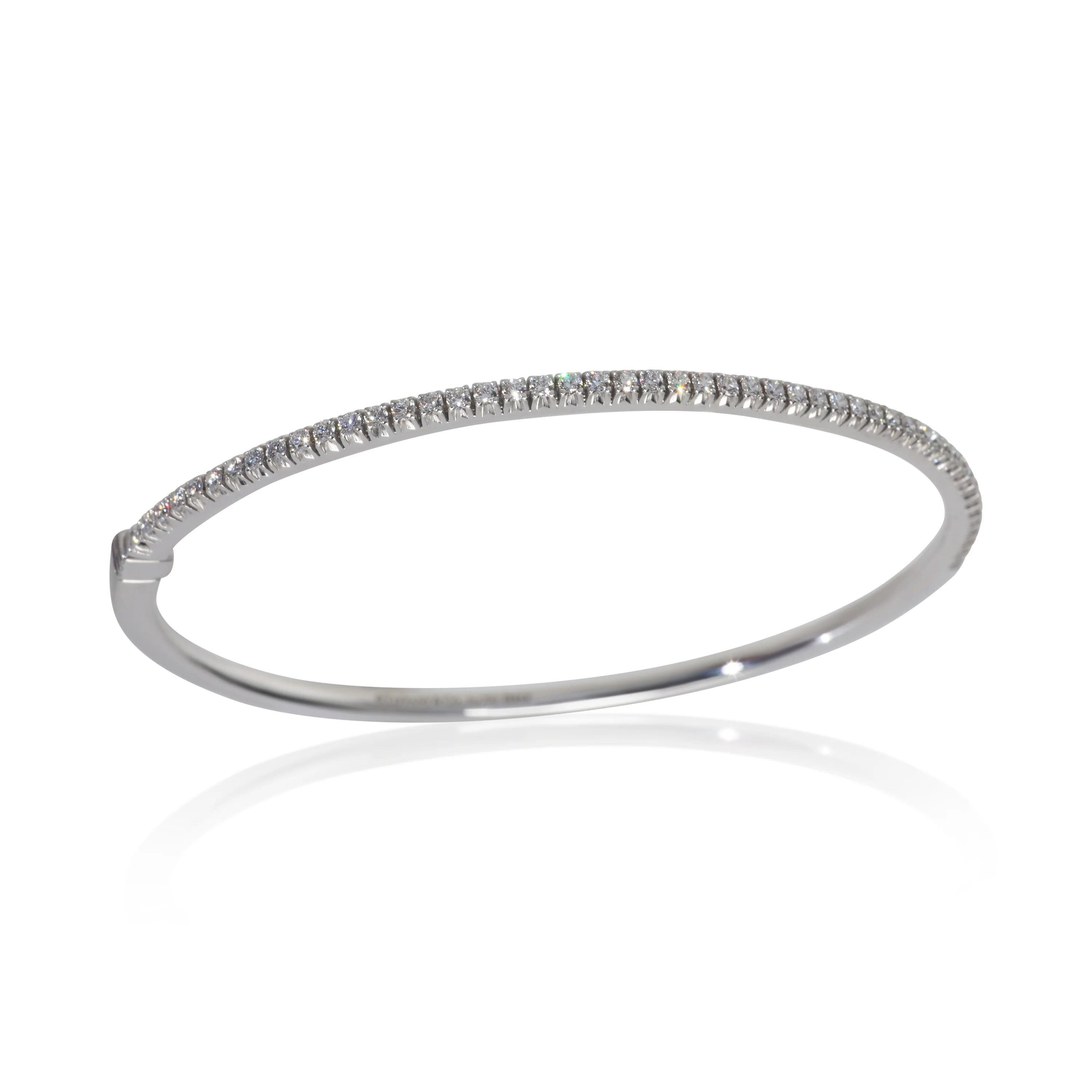 White Gold Diamond Metro Bracelet - Image 4