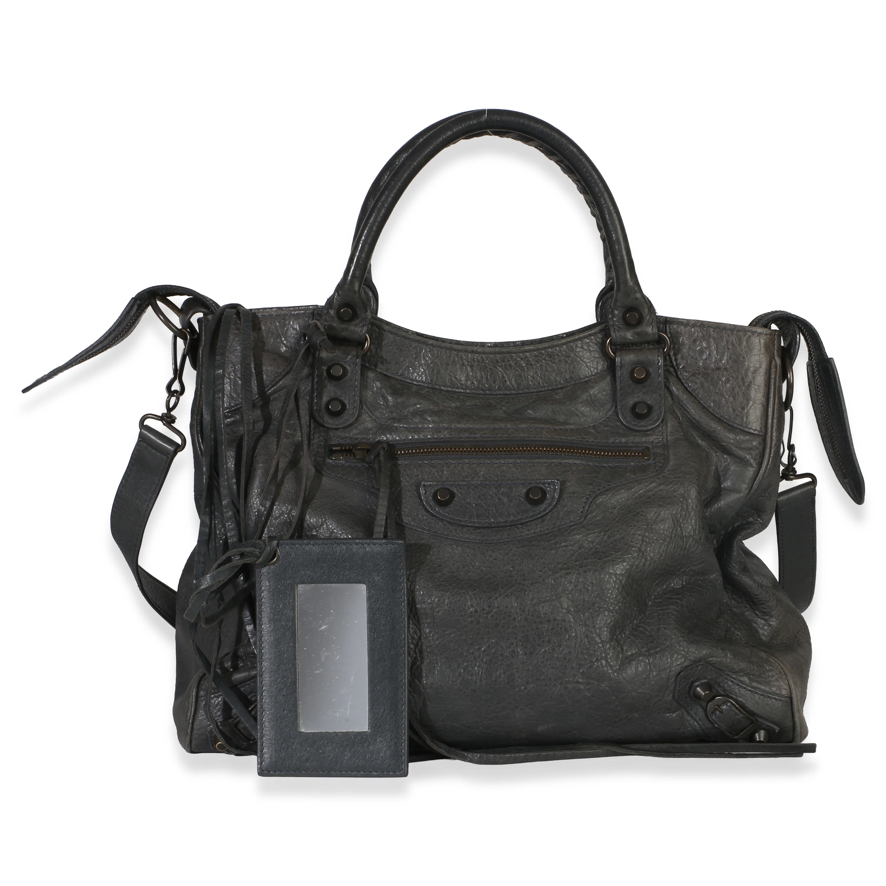 Anthracite Agneau Classic Hardware Velo Bag