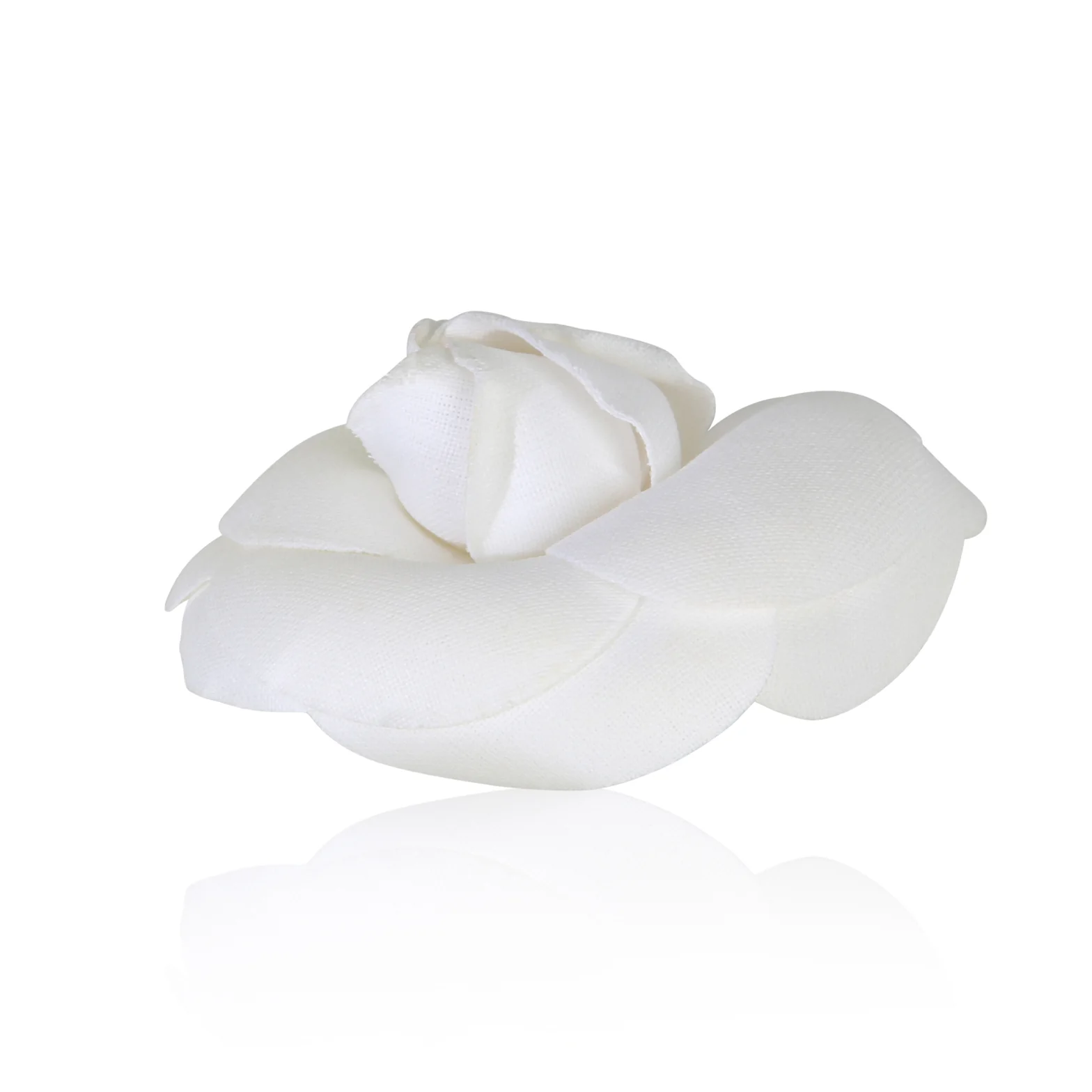 Gold-Plated Vintage Camelia Brooch - Image 4