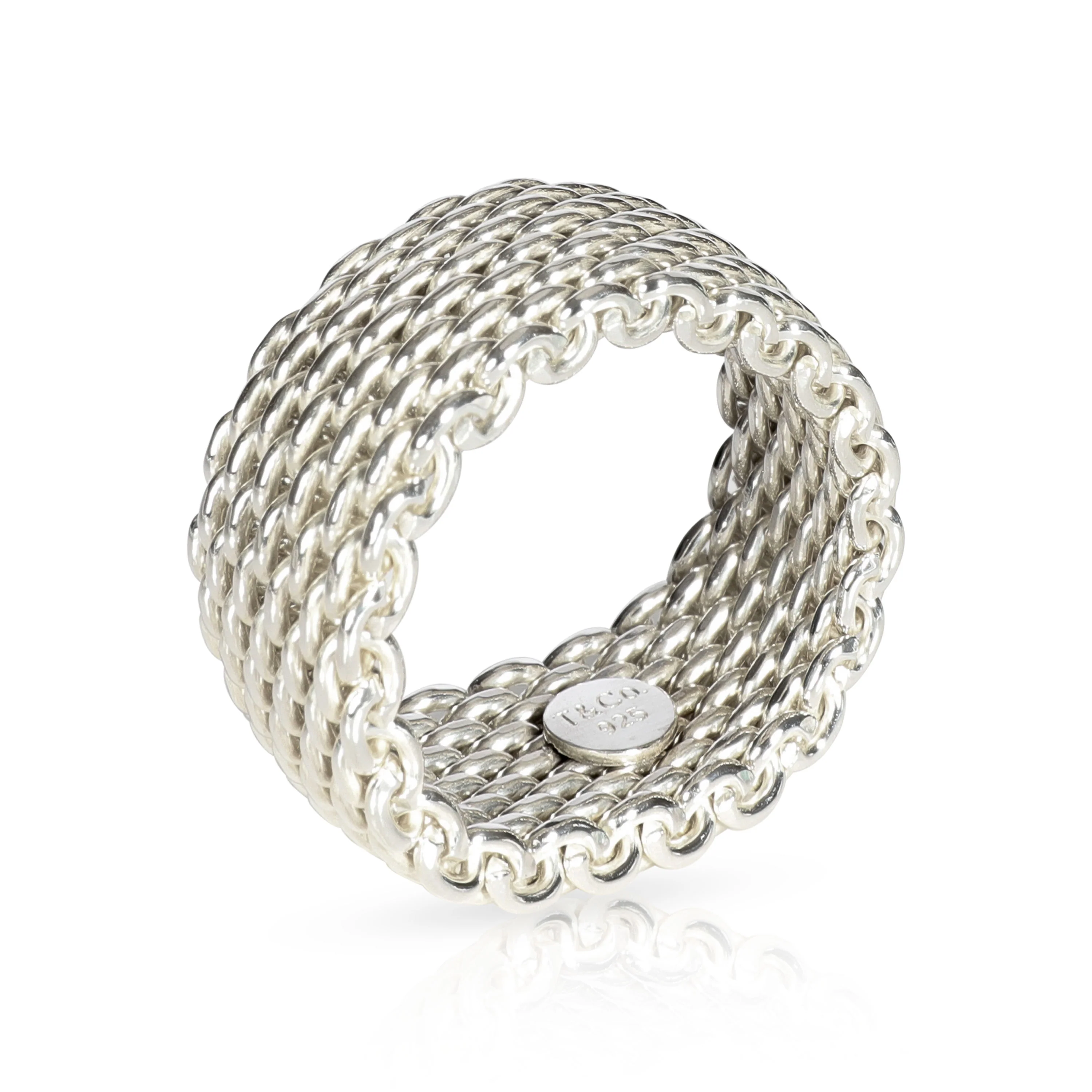 Sterling Silver  Somerset Mesh Ring - Image 2