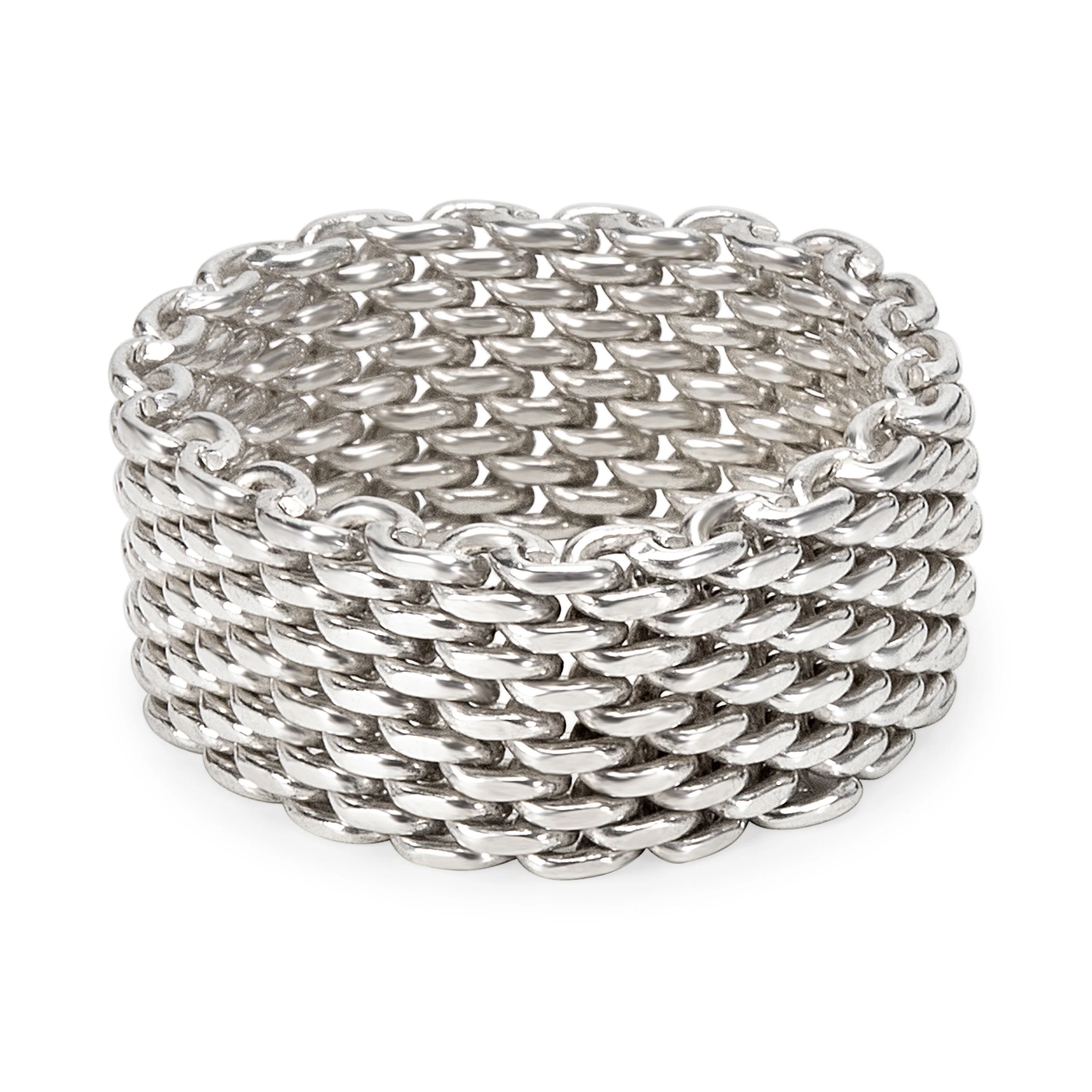 Sterling Silver  Somerset Mesh Ring - Image 3