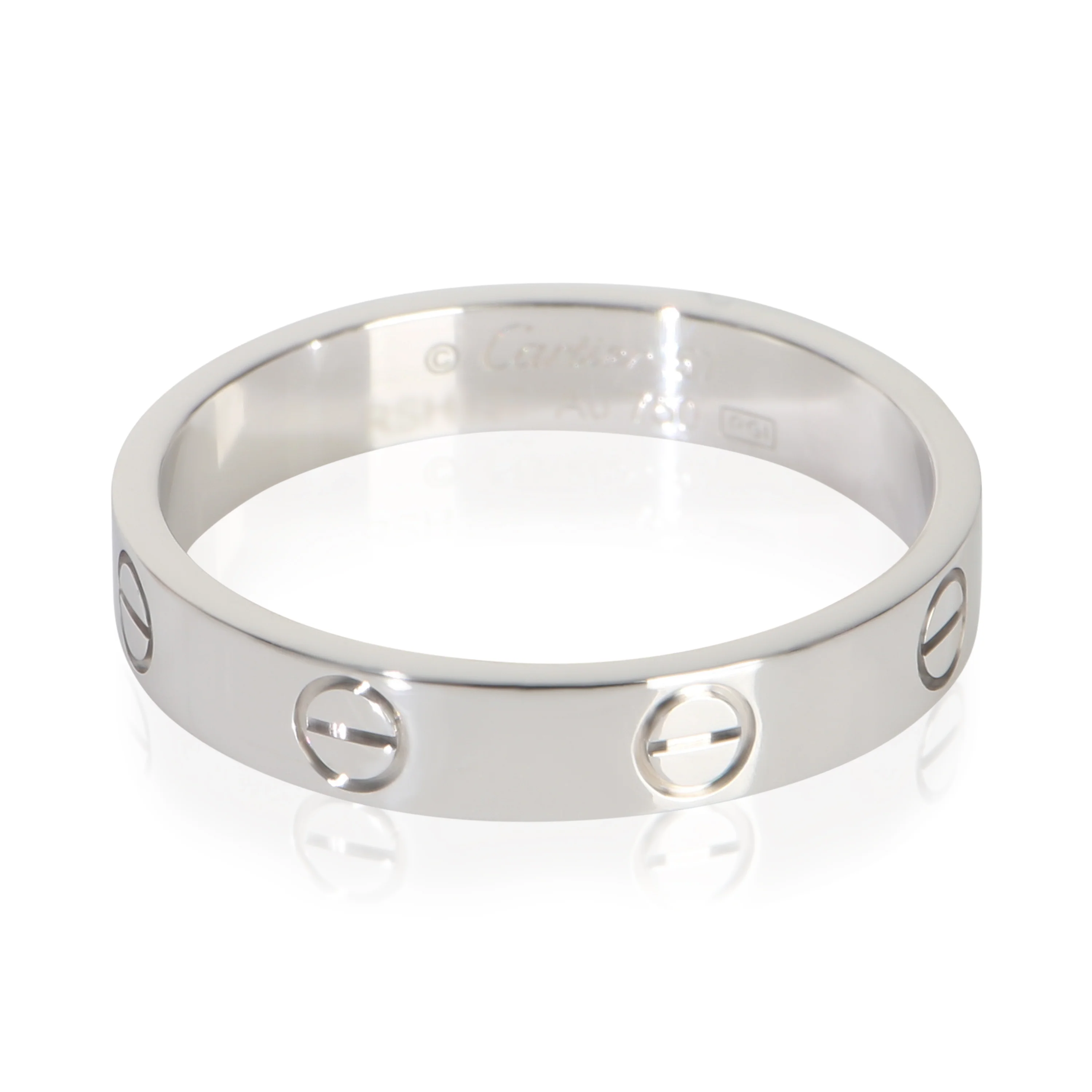 White Gold Small Model Love Ring