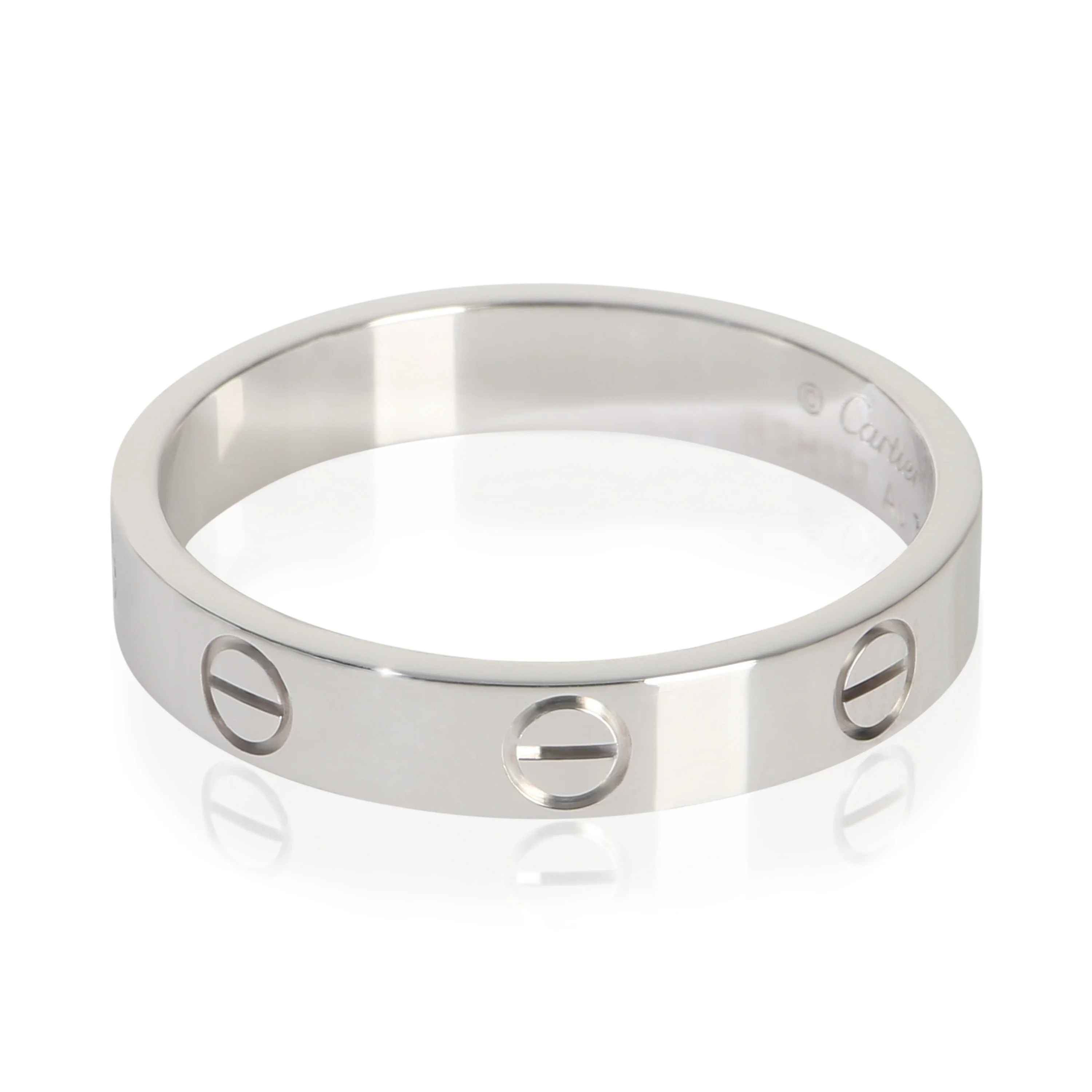 White Gold Small Model Love Ring - Image 2