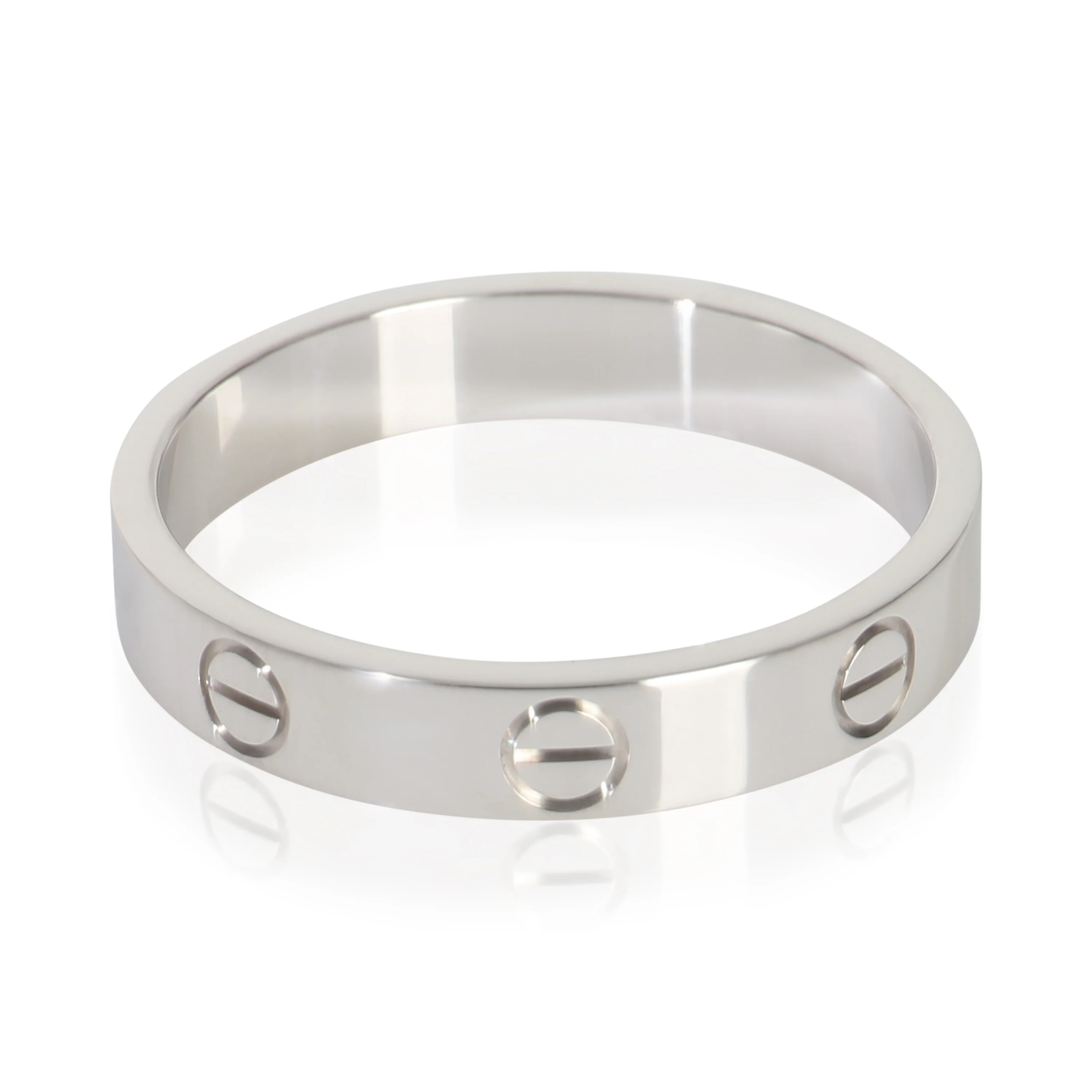White Gold Small Model Love Ring - Image 3