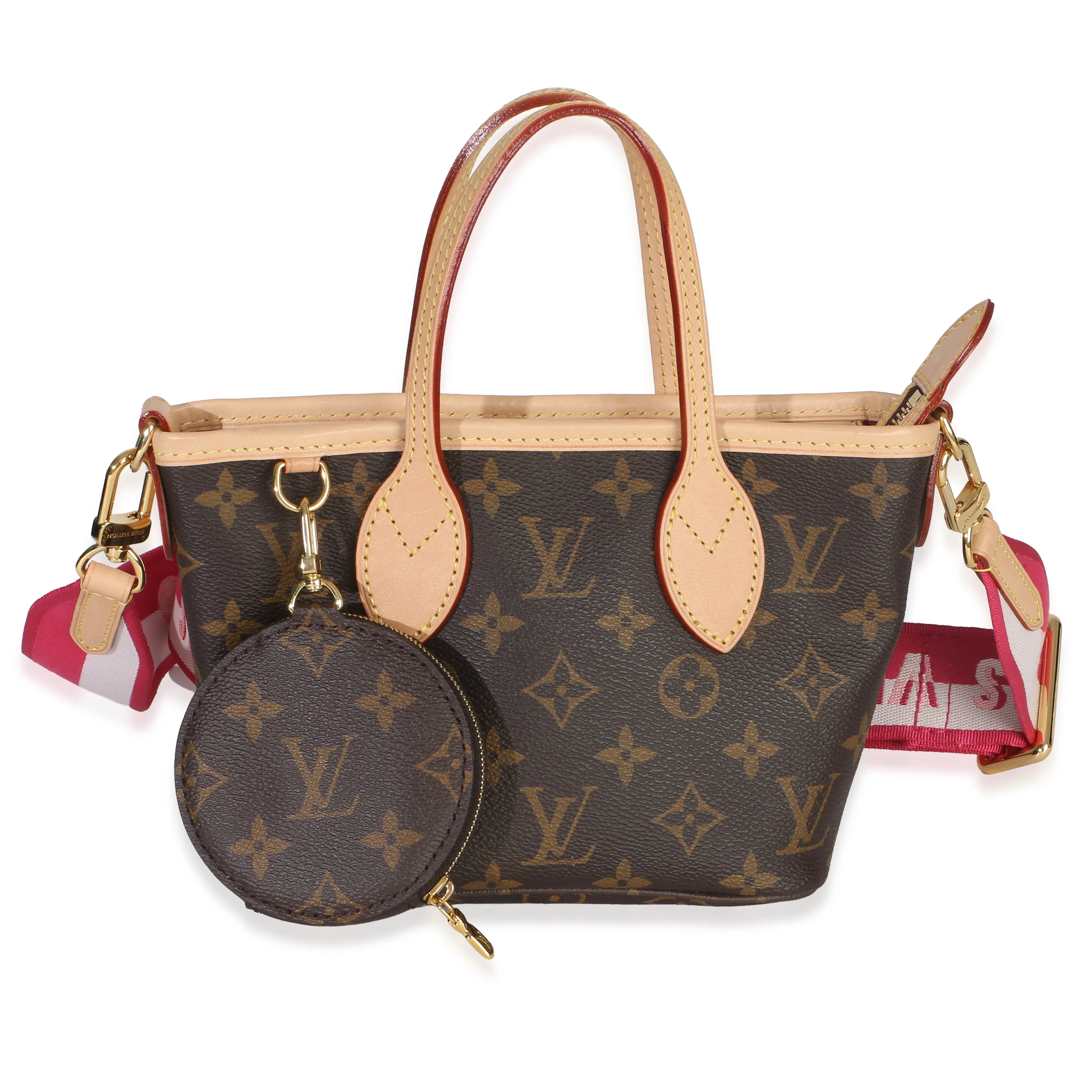 Pink Monogram Canvas Neverfull BB