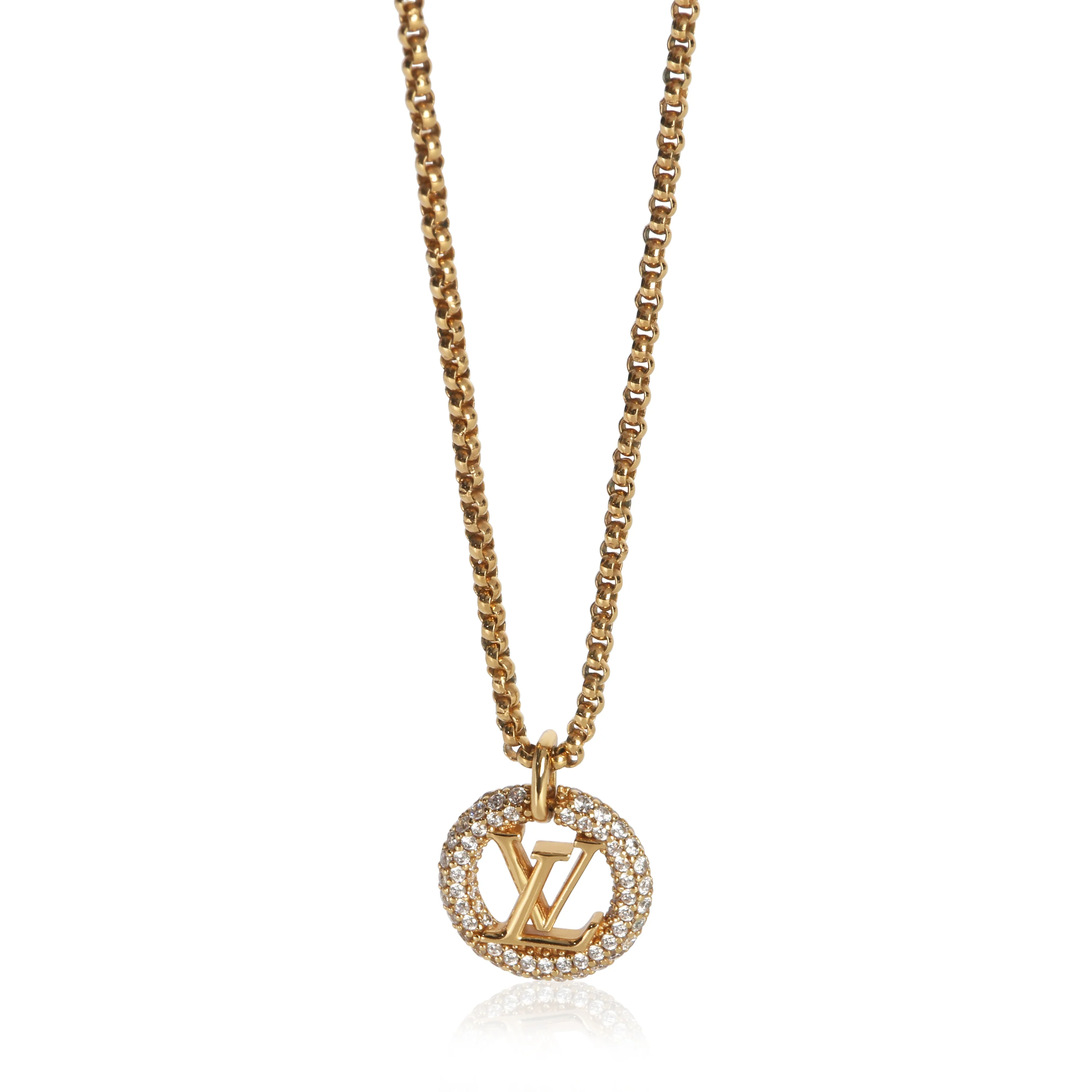 Gold-Plated Louise By Night Pendant