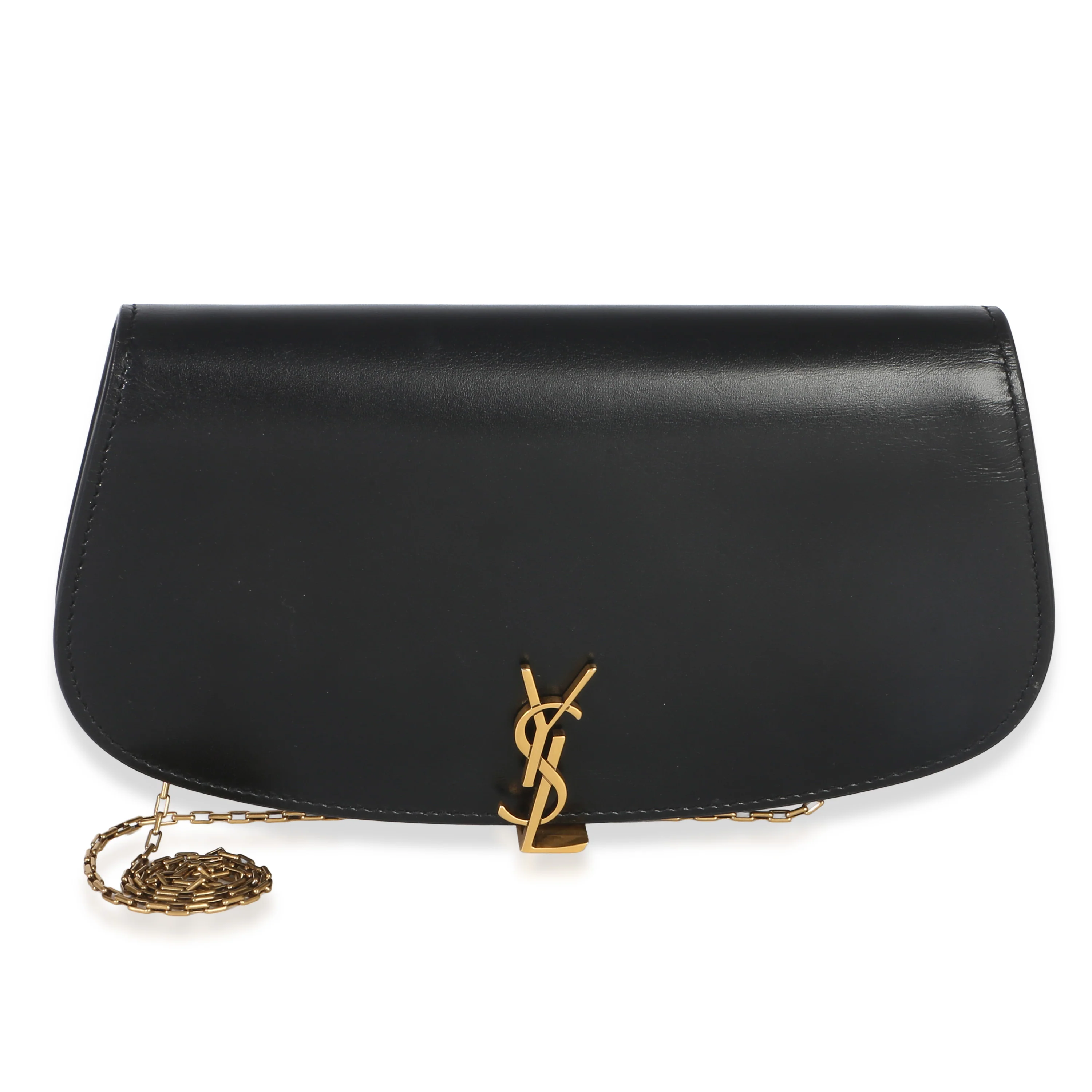 Black Box Calfskin Voltaire Wallet On Chain