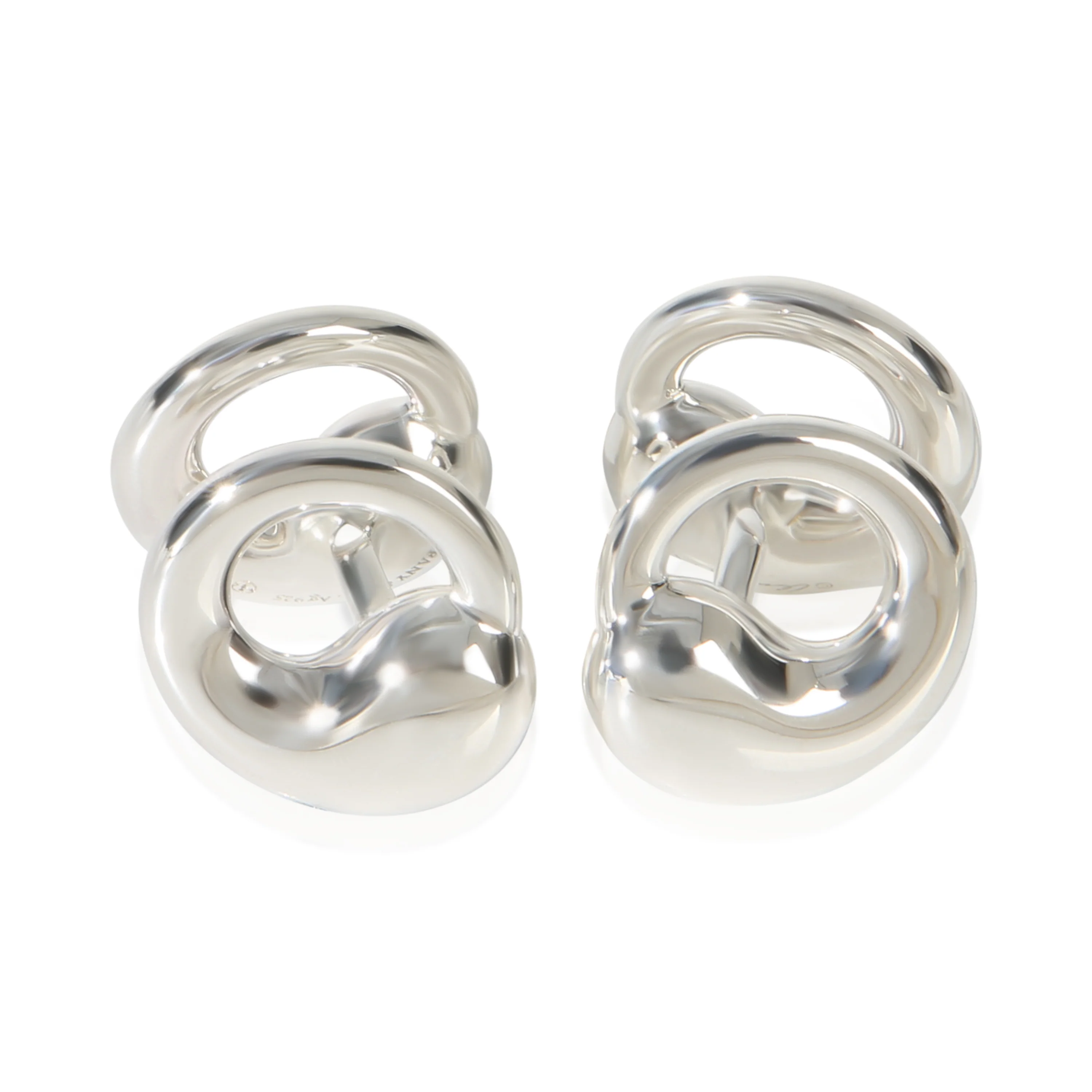 Sterling Silver Elsa Peretti Eternal Circle Cufflinks - Image 3