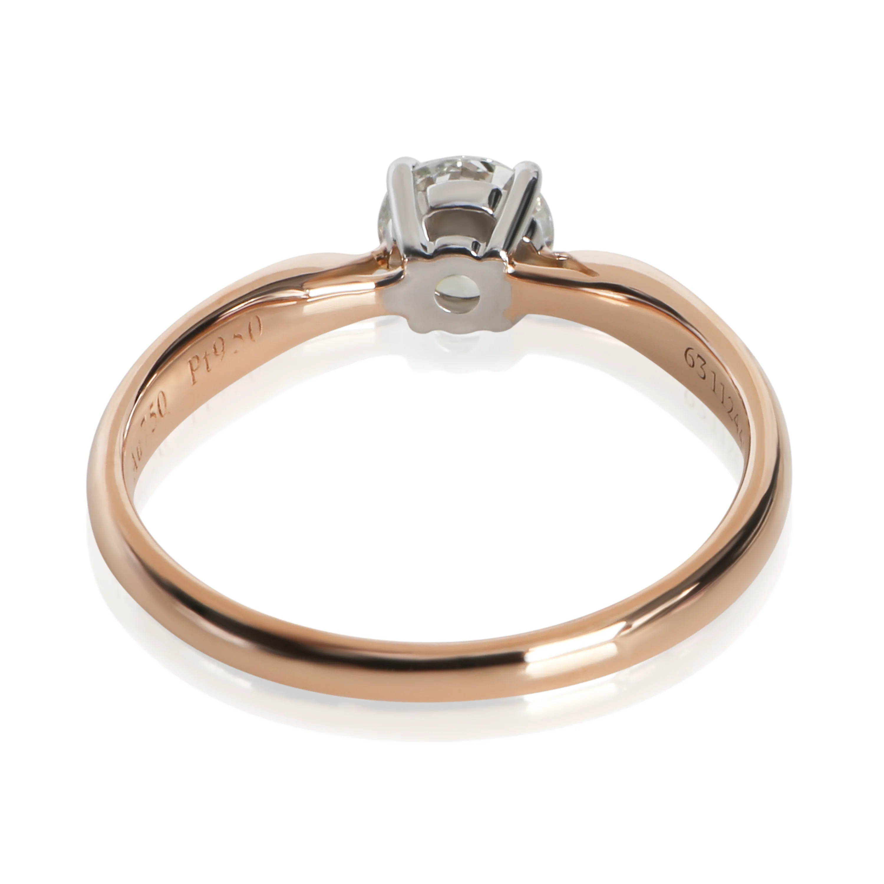 0.46 ct Round Brilliant Diamond Harmony Engagement Ring - Image 3