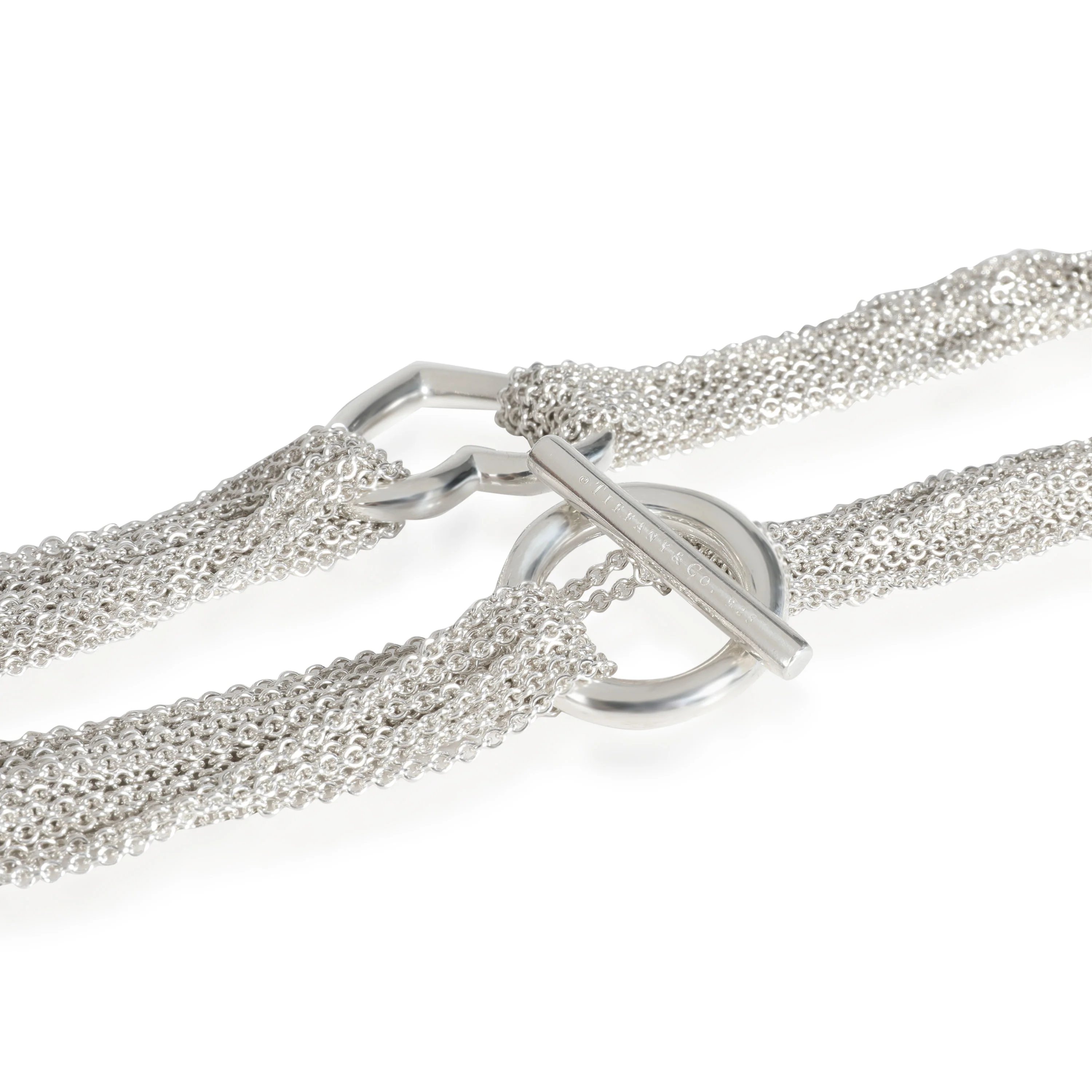 Sterling Silver Multi-strand Heart Necklace - Image 3