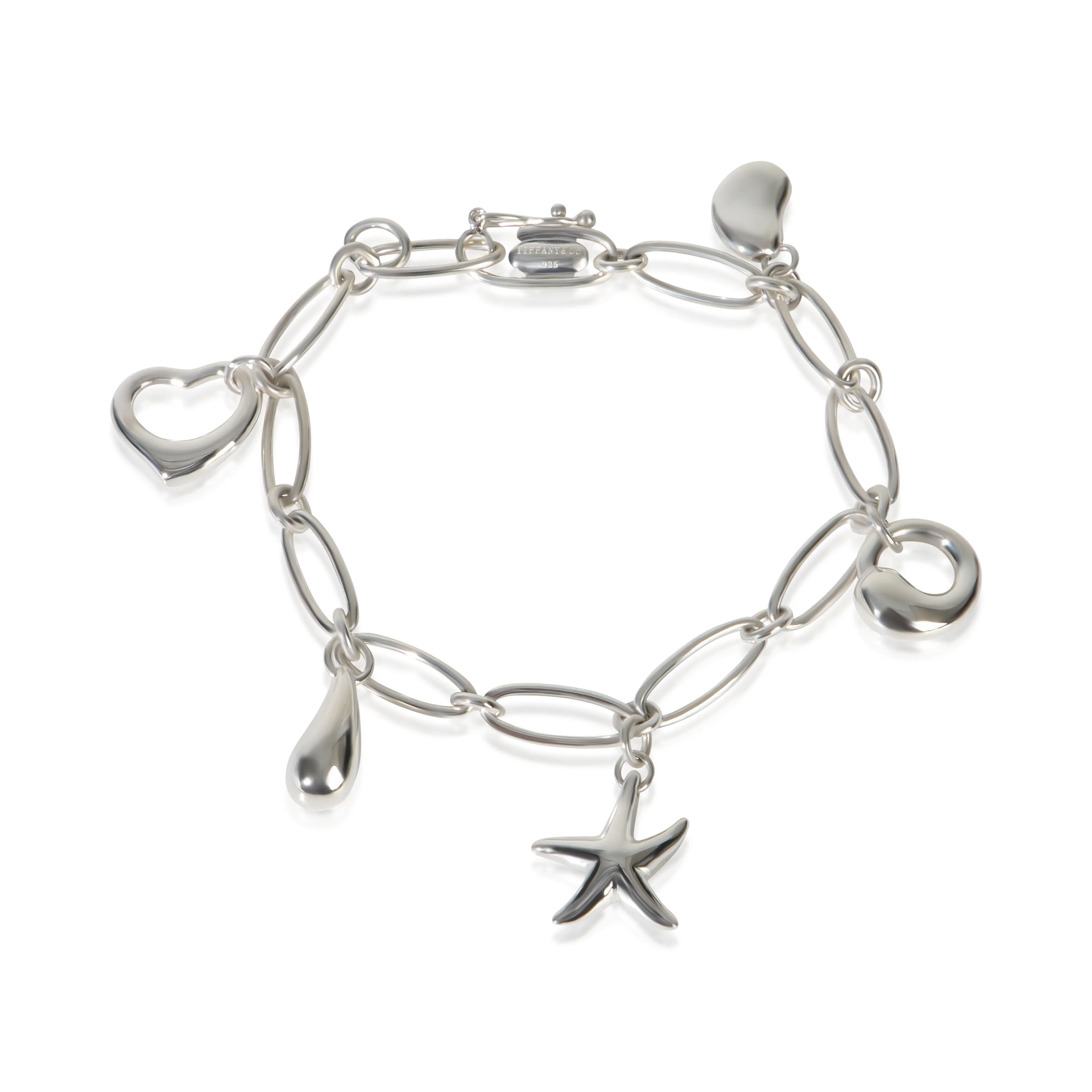 Sterling Silver  Elsa Peretti Charm Bracelet