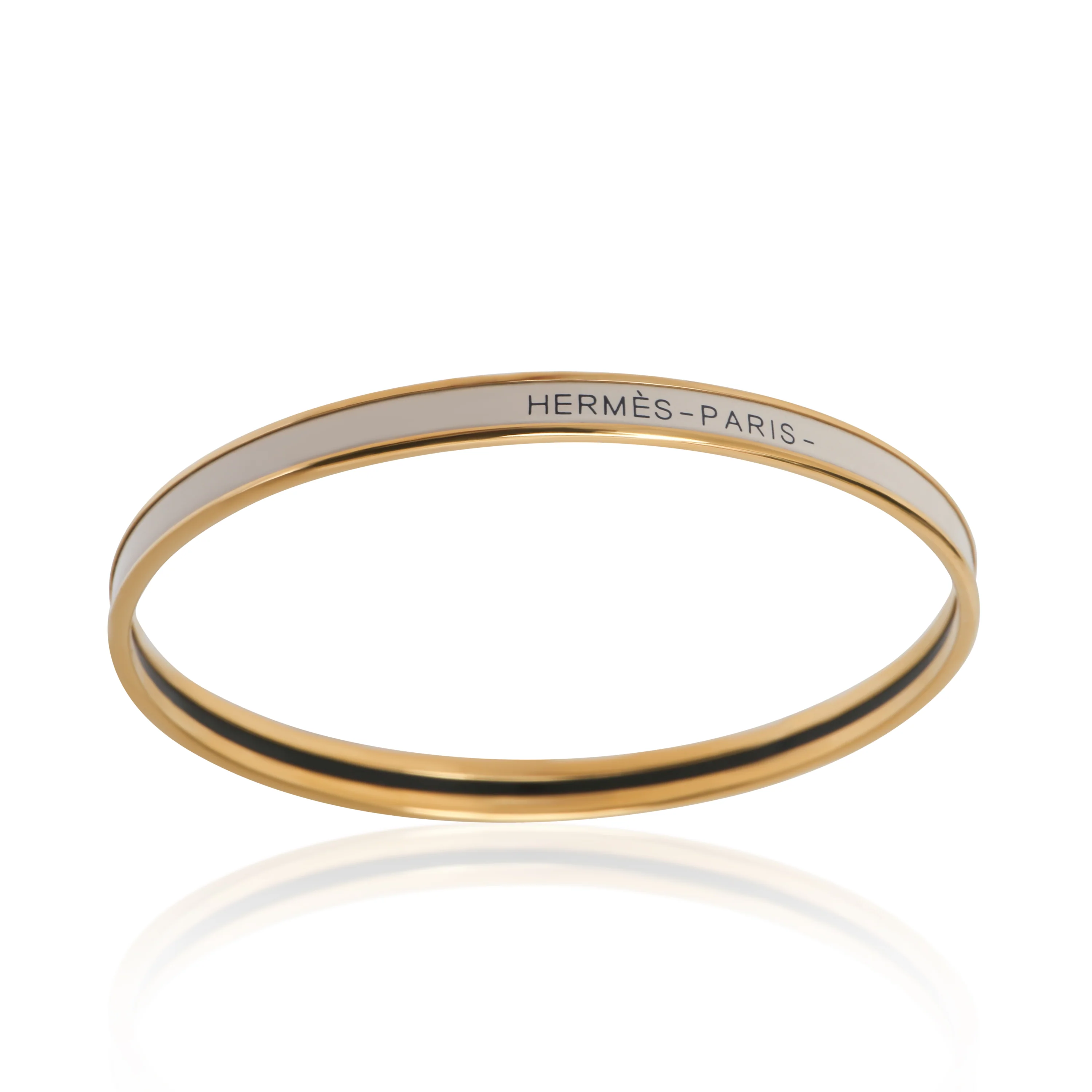 Gold-Plated  Extra Narrow Uni Bracelet - Image 4