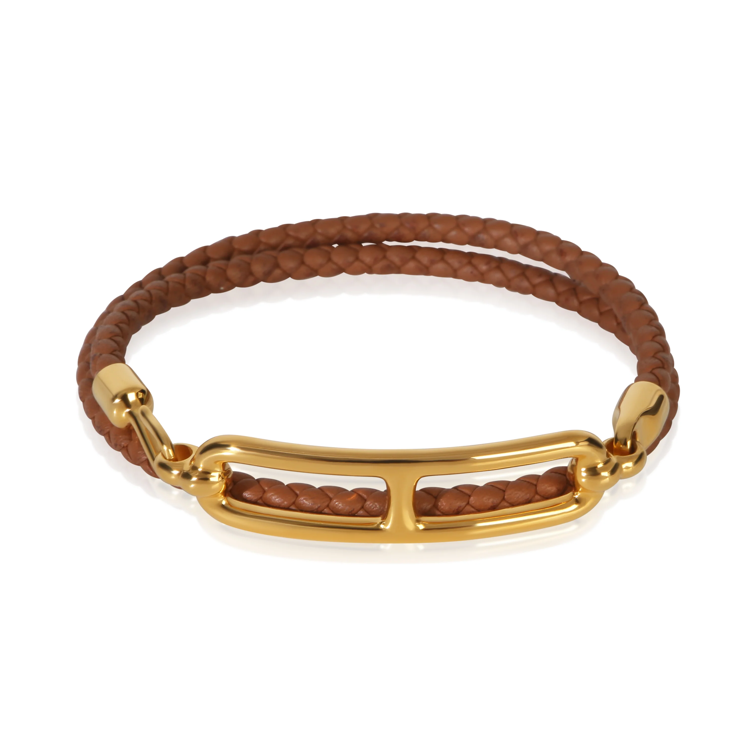 Gold-Plated  Roulis Double Tour Bracelet