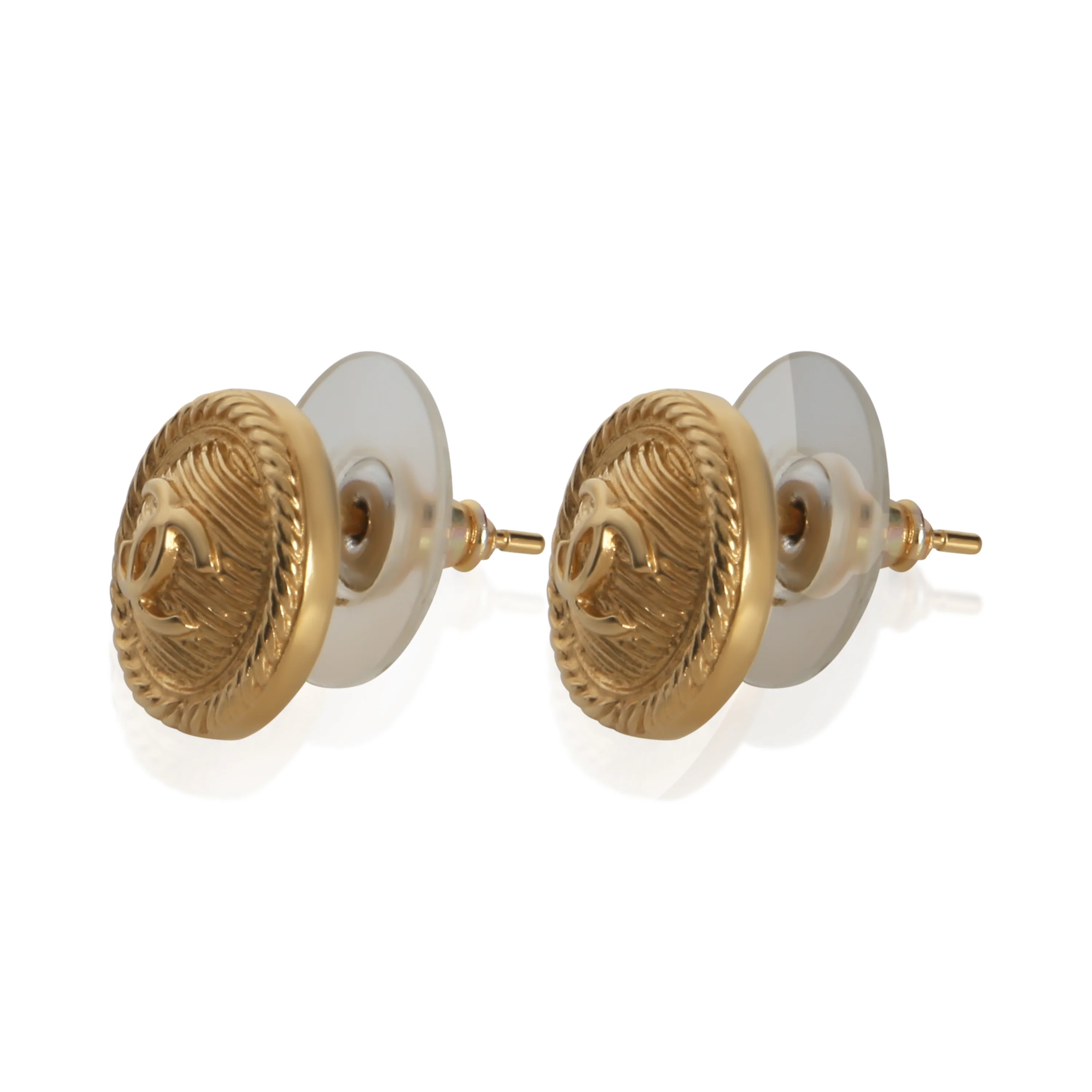 Gold-Plated 2018 Small CC Earrings - Image 2